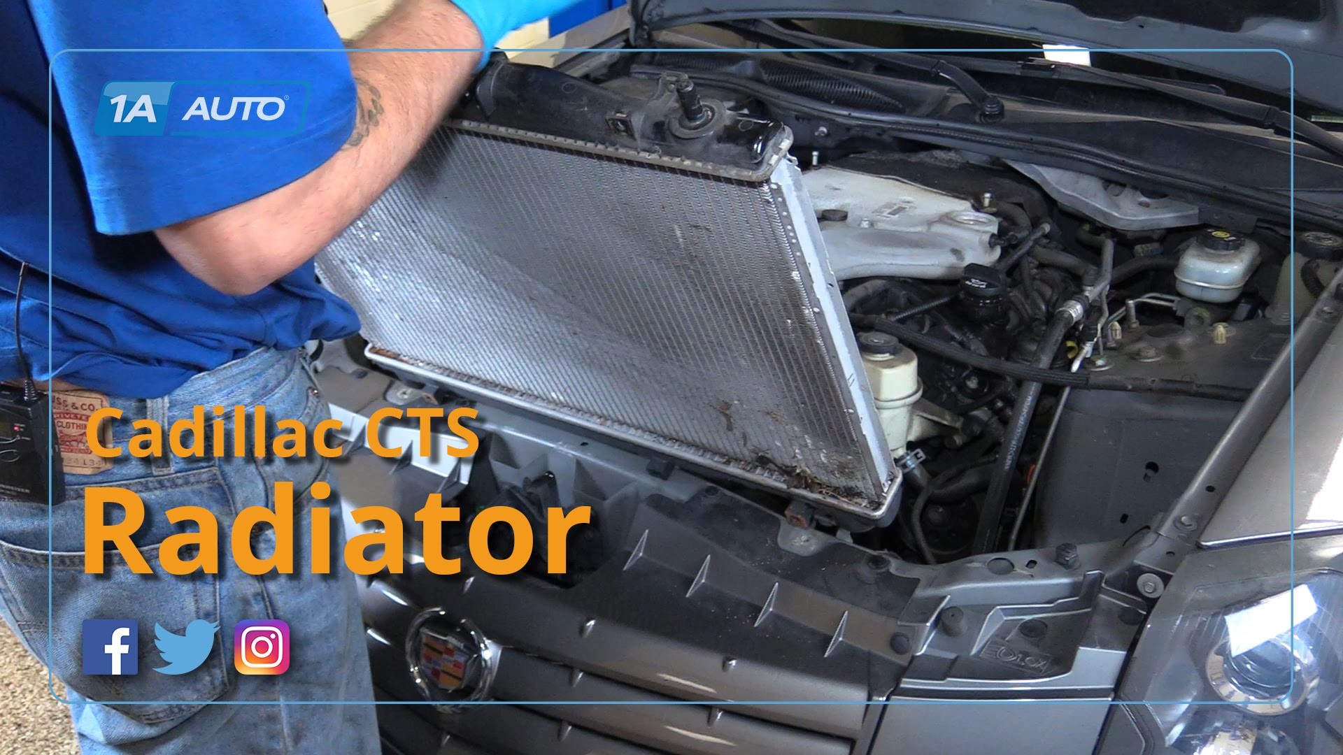 Diagram Of Car Radiator How to Replace Install Radiator 04 06 Cadillac Cts Of Diagram Of Car Radiator