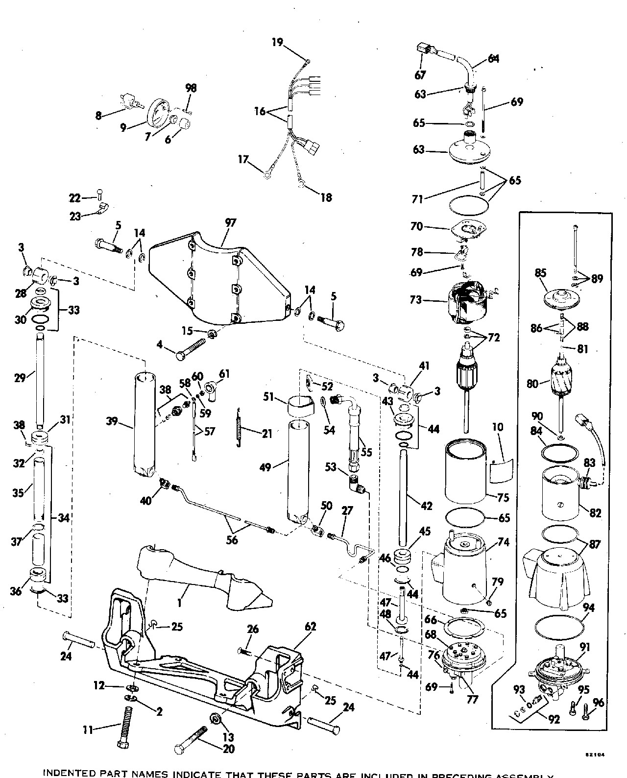 Evinrude 15 Hp Parts Diagram Power Tilt and Trim 55 Hp Power Tilt Trim 1978 Accessories for Of Evinrude 15 Hp Parts Diagram