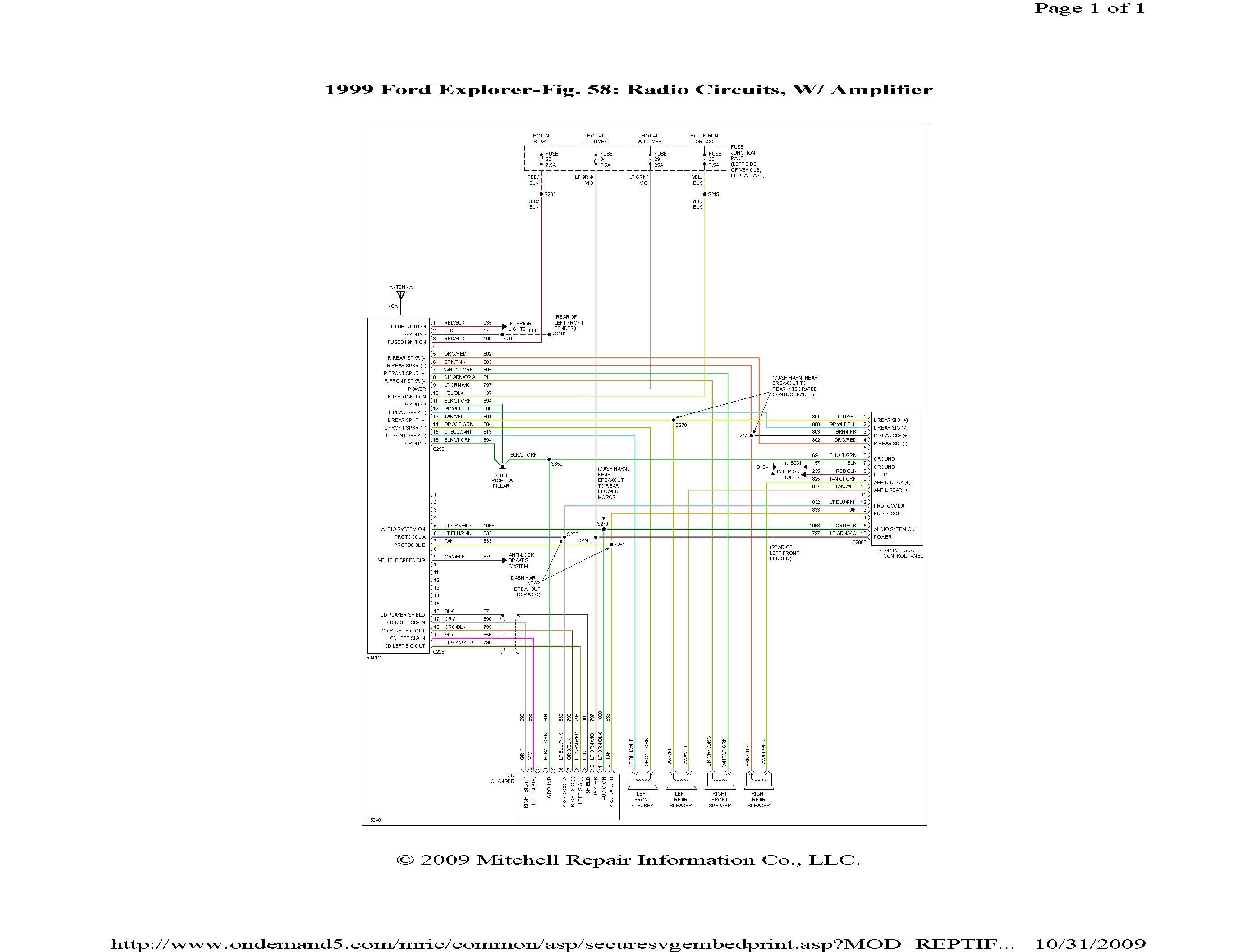 Ford Explorer Parts Diagram 2004 Explorer Wiring Diagram Wiring Data Of Ford Explorer Parts Diagram
