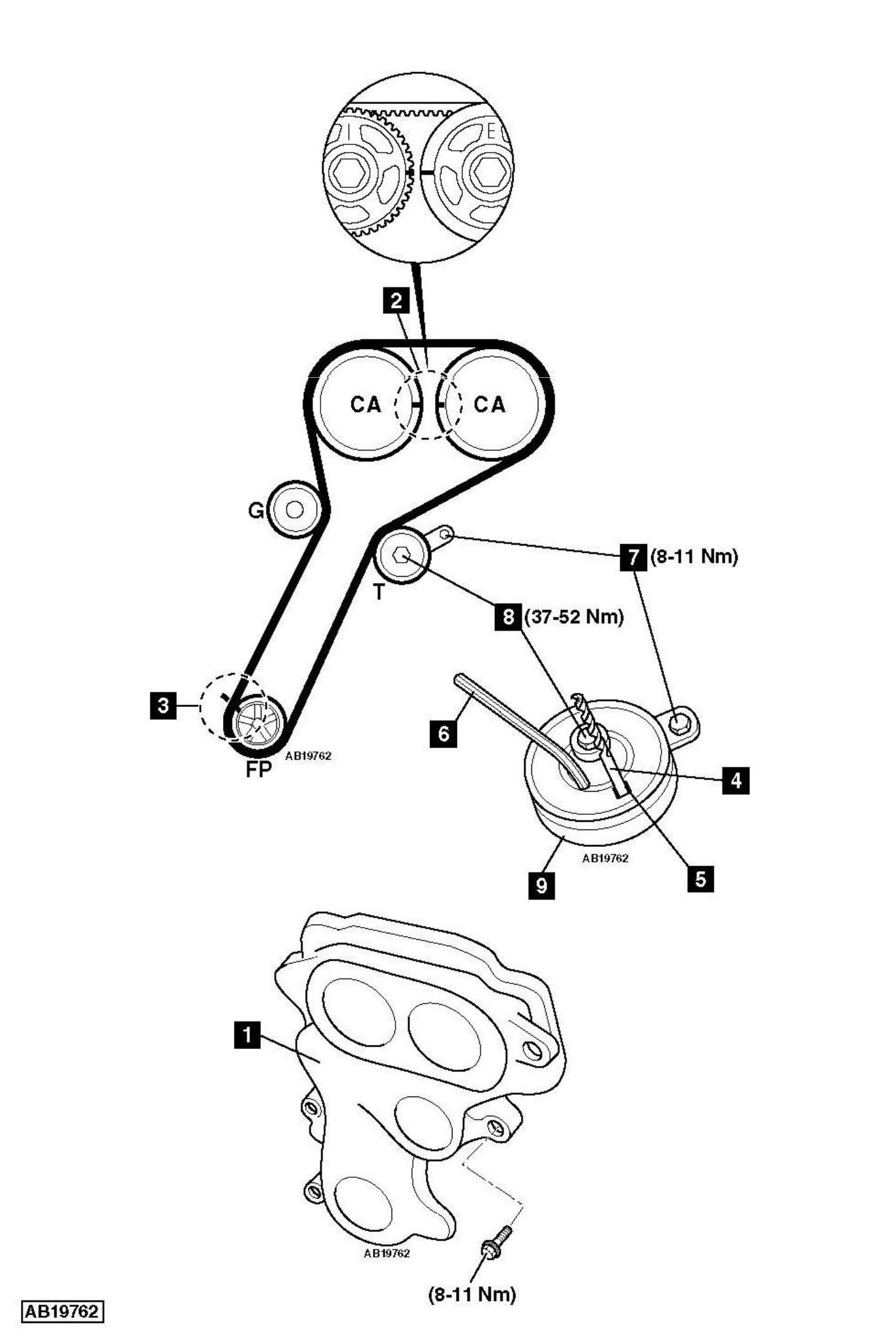 Ford Ranger Engine Diagram Engine Valve Timing Diagram to Replace Timing Belt ford Ranger 3 Of Ford Ranger Engine Diagram