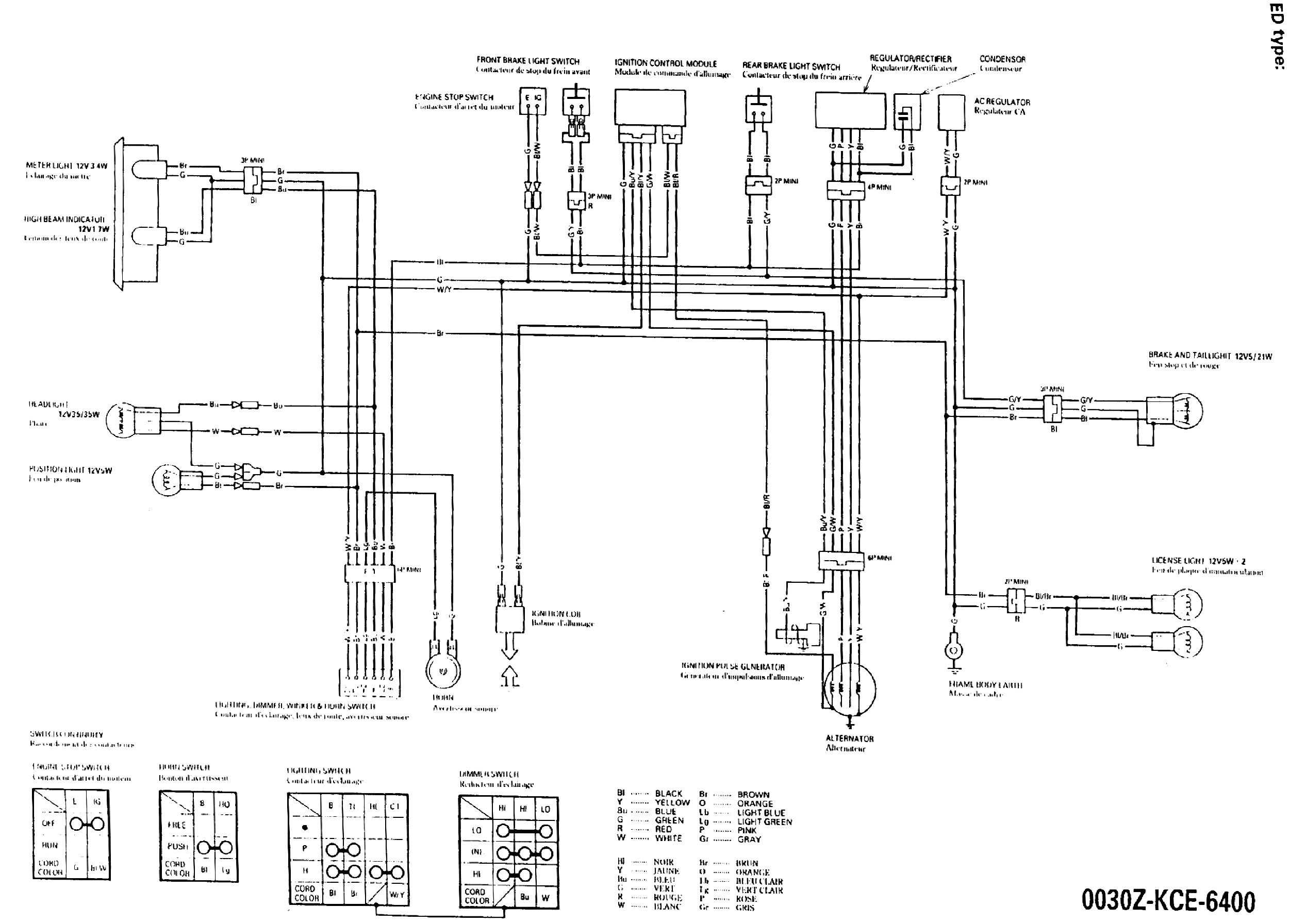 Honda Small Engine Diagram Honda Xr250r Wiring Diagram Honda Wiring Diagrams Instructions Of Honda Small Engine Diagram