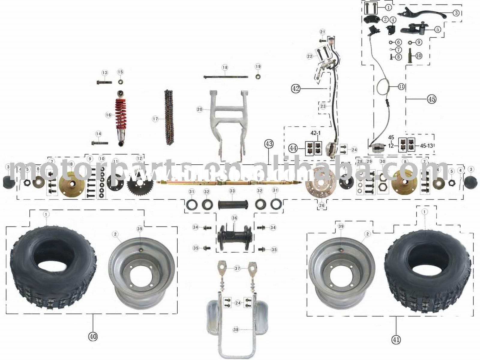 Rear Brake Assembly Diagram