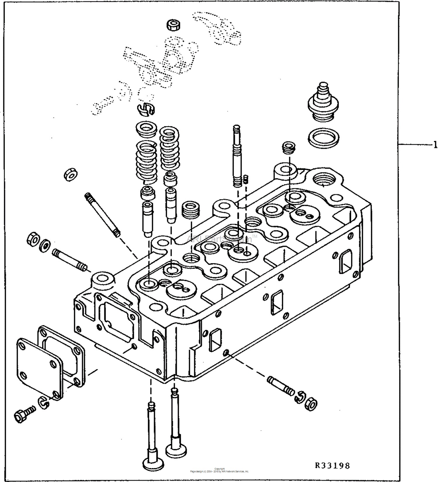 Tractor Engine Diagram John Deere Parts Diagrams John Deere 850 Tractor Pc1876 Cylinder