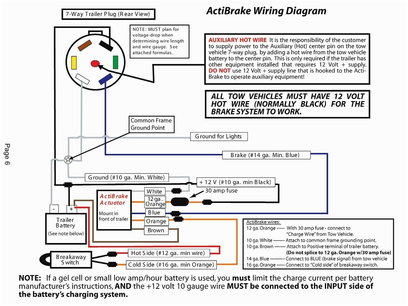 Trailer Wiring Diagram with Breakaway Switch Wiring Diagram Trailer Brakes Save Reese Trailer Wiring Diagram