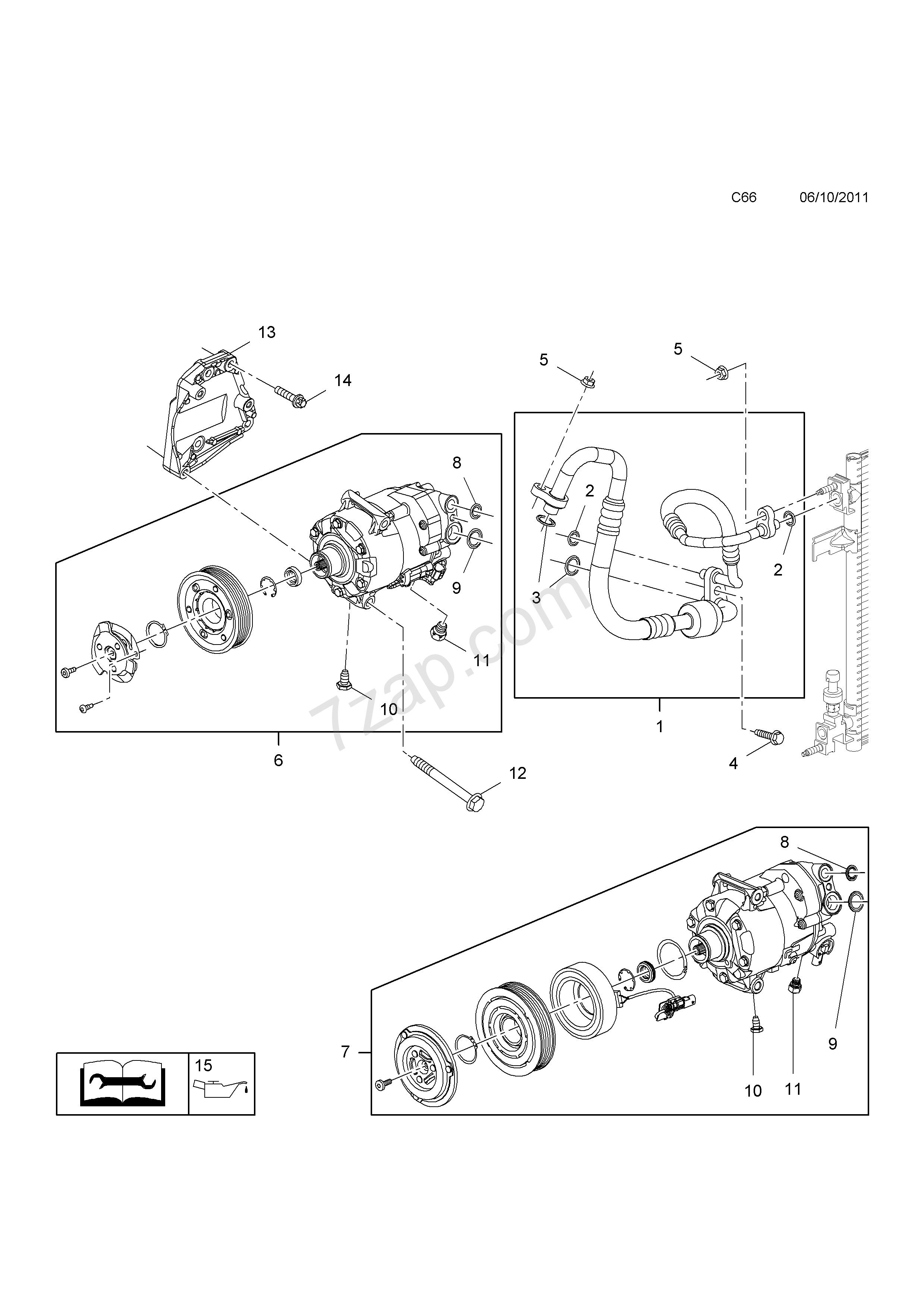 Vauxhall astra Engine Diagram Pressor and Fittings [a13dte[lsf] Diesel Engine] Opel astra J Of Vauxhall astra Engine Diagram