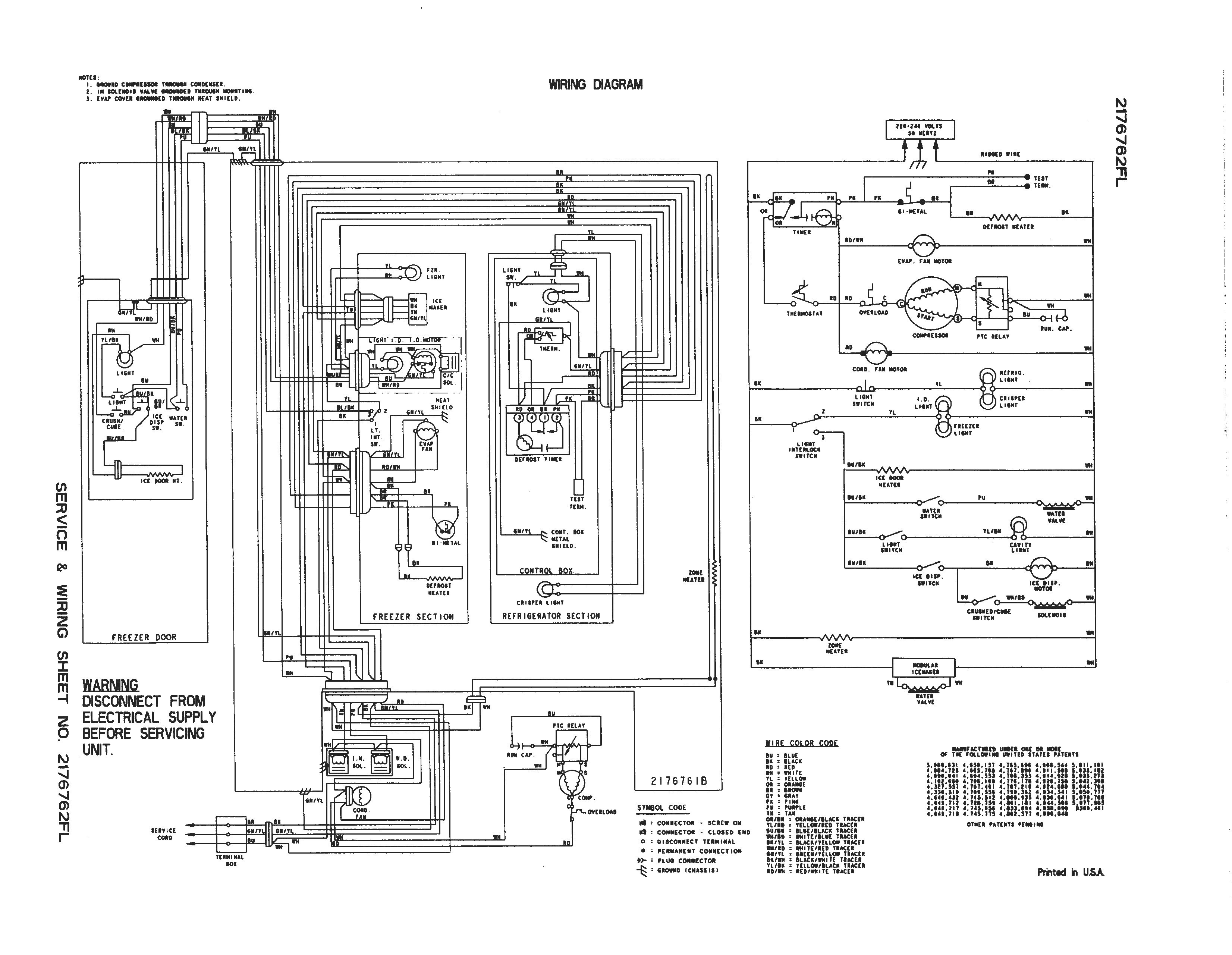 Amana Refrigerator Parts Diagram - Wiring Diagram