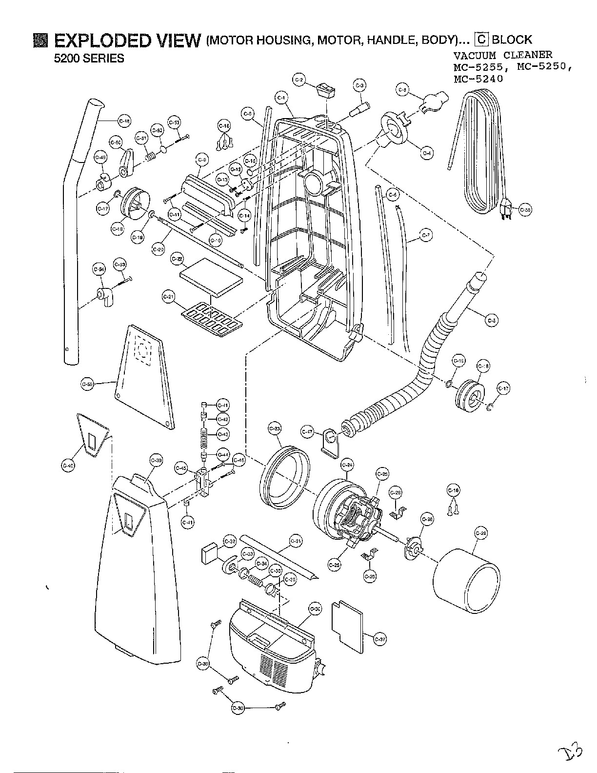Dyson Animal Parts Diagram Vacuum Parts Vacuum Parts Panasonic Of Dyson Animal Parts Diagram