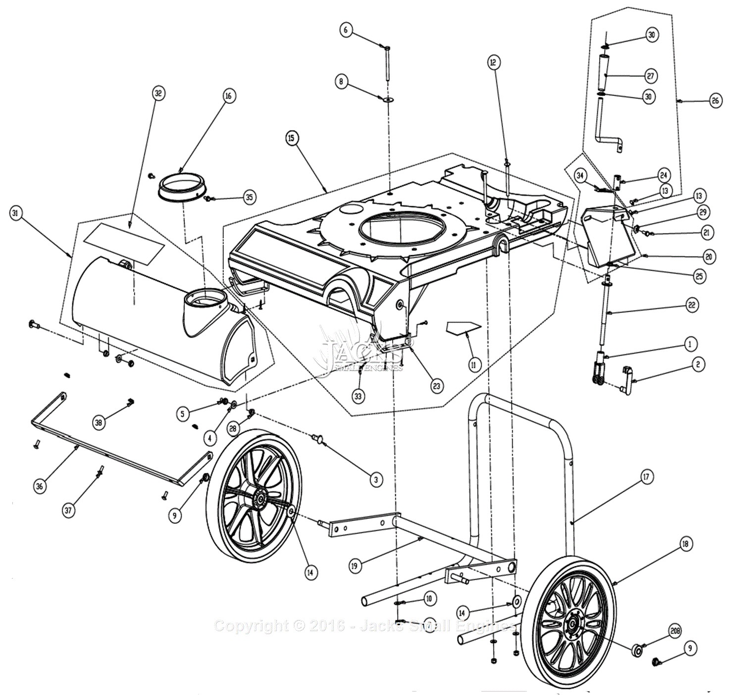 Honda Small Engine Parts Diagram Billy Goat Mv650h Parts Diagrams Of Honda Small Engine Parts Diagram