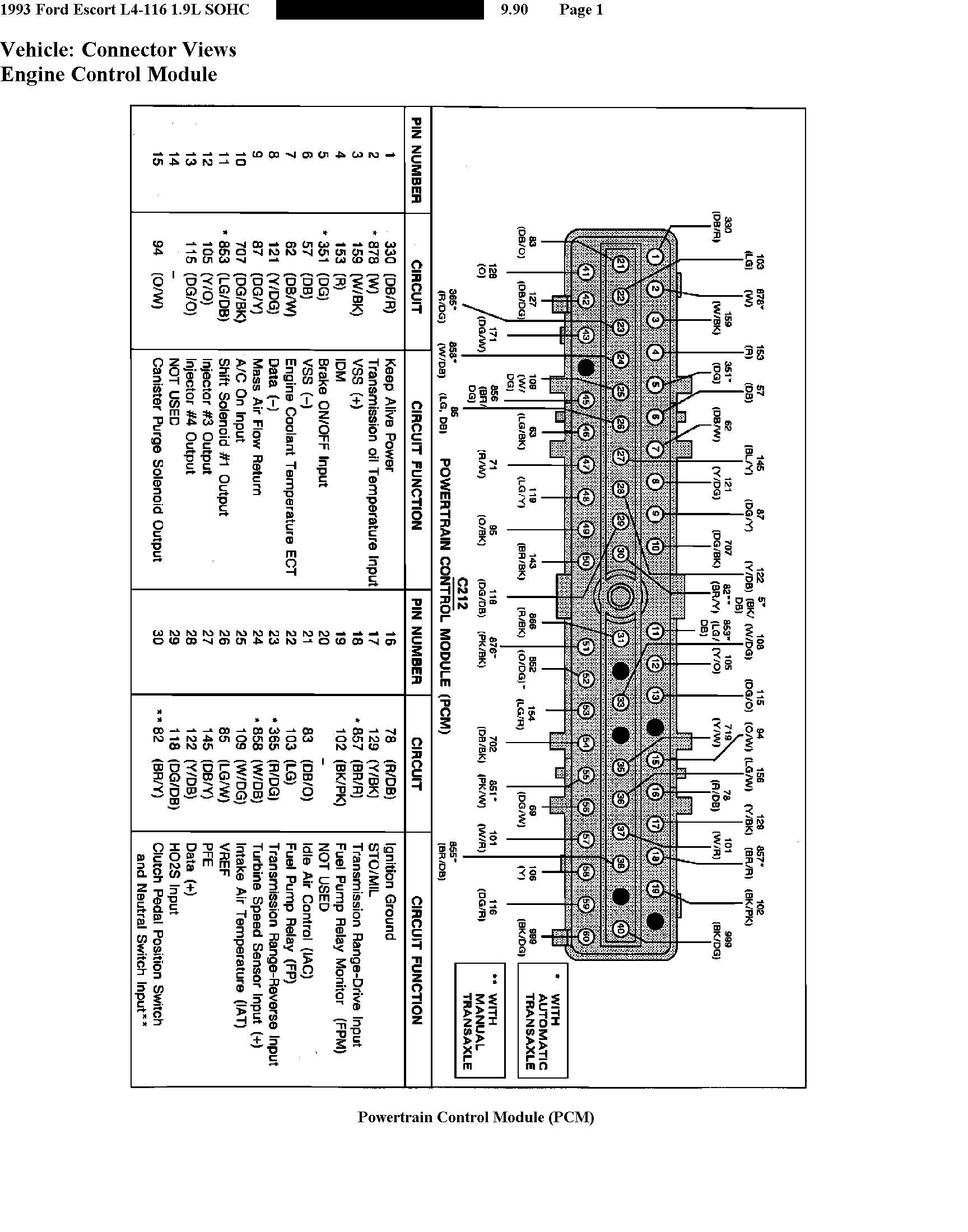 1998 ford Escort Zx2 Engine Diagram Category Wiring 0 Of 1998 ford Escort Zx2 Engine Diagram