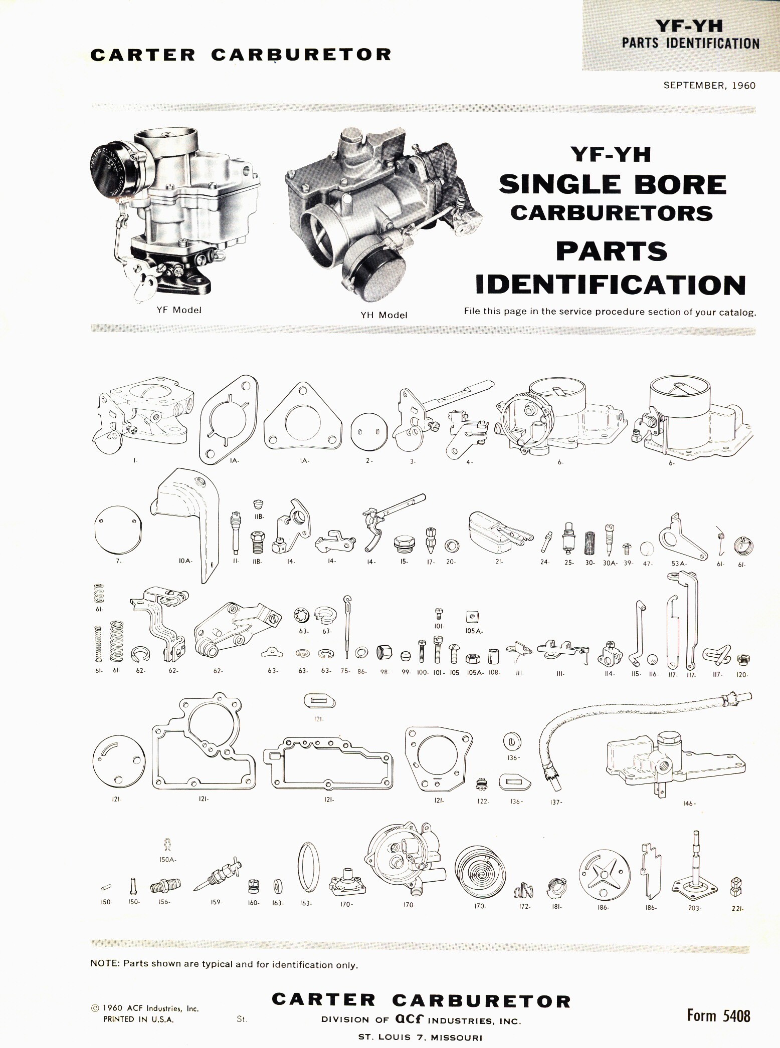 Honda Small Engine Carburetor Diagram Carter Y Yf Yfa Yh Ys the Carburetor Doctor Of Honda Small Engine Carburetor Diagram