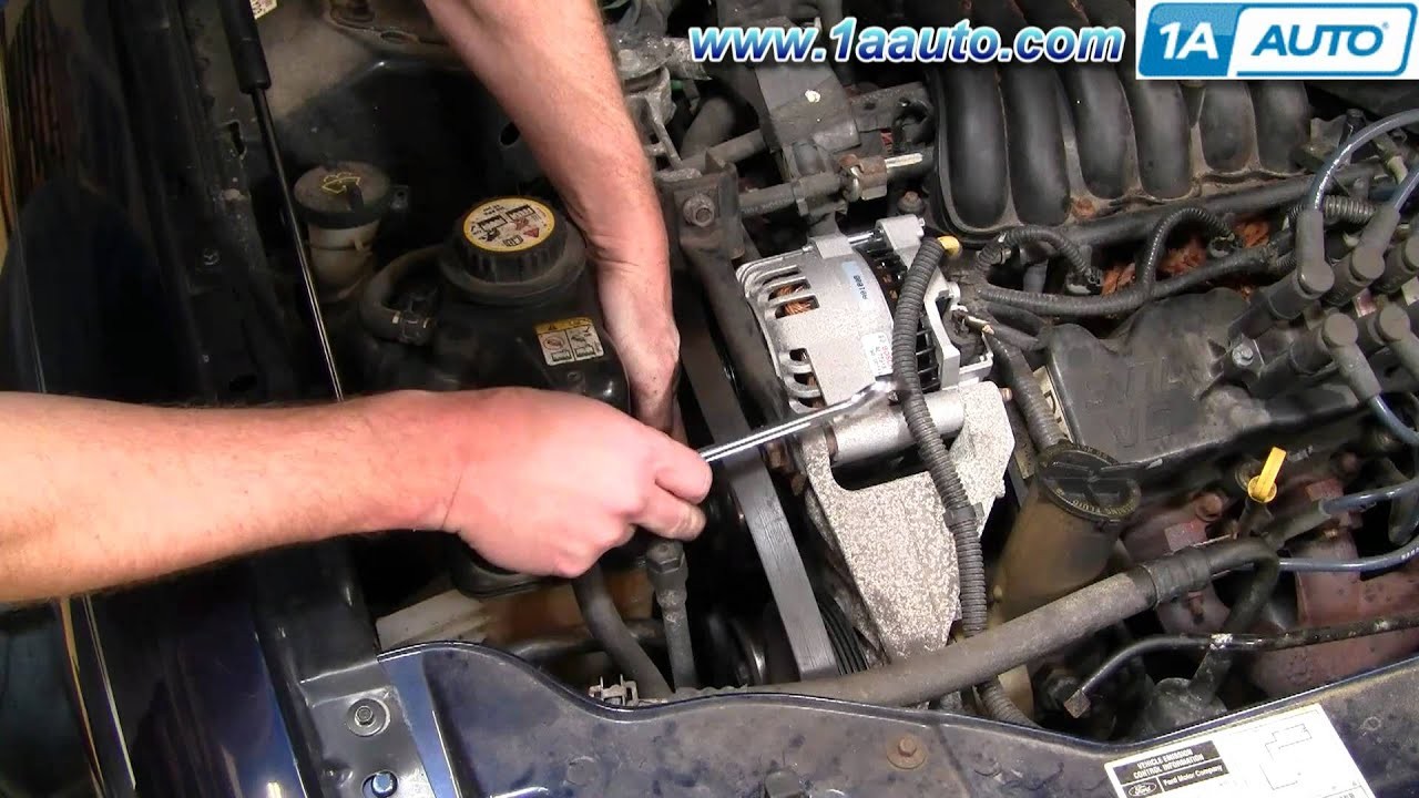 1999 Mercury Sable Engine Diagram How to Install Replace Serpentine Belt Idler Pulley ford Taurus 3 0l