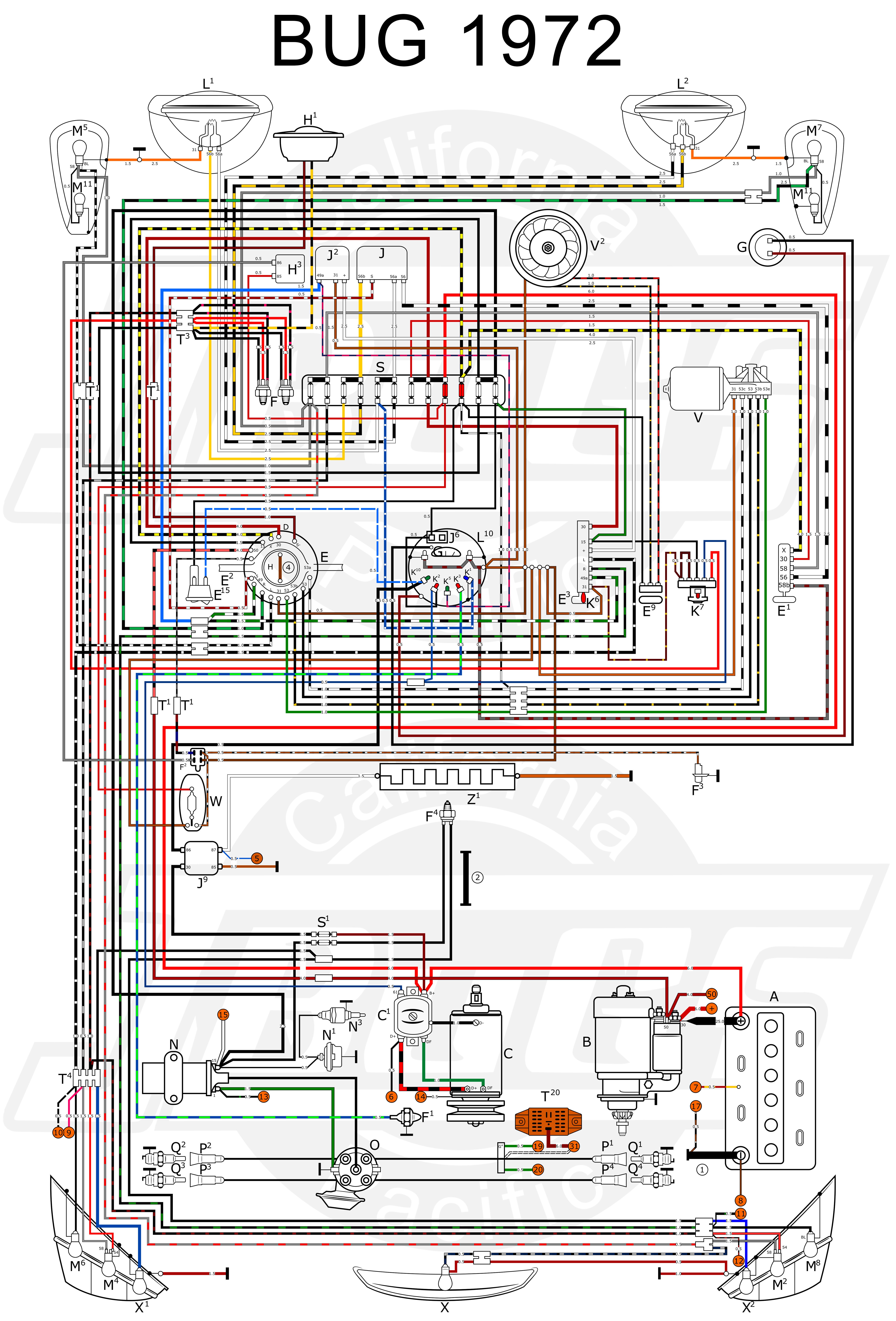 1999 Vw Beetle Engine Diagram 1970 Beetle Fuse Box Layout Wiring Diagrams • Of 1999 Vw Beetle Engine Diagram