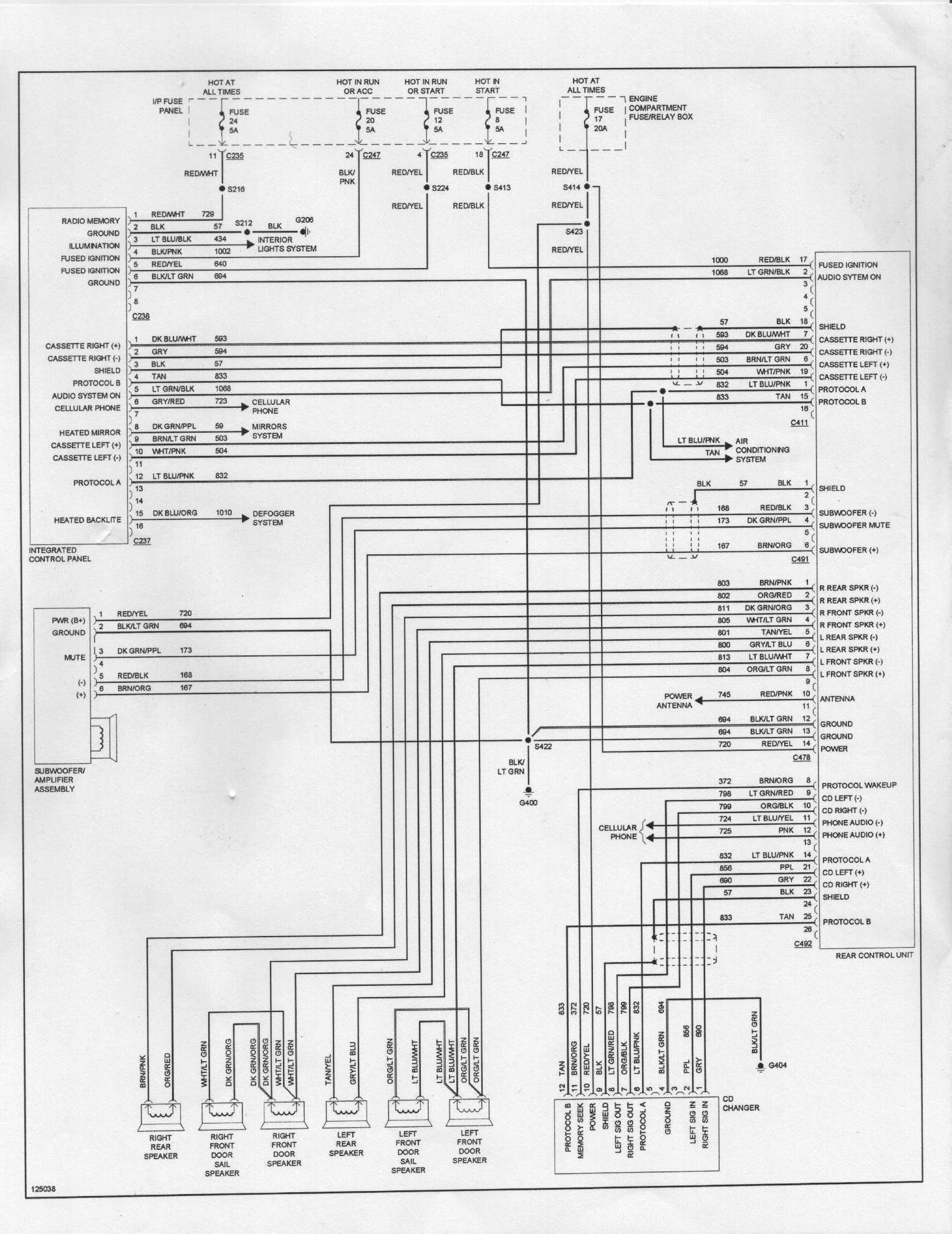 2002 Ford Taurus Stereo Wiring Diagram Collection - Wiring Diagram Sample