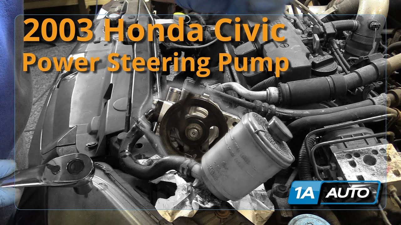 2004 Honda Civic Engine Diagram How to Remove Install Power Steering Pump 2001 05 Honda Civic Of 2004 Honda Civic Engine Diagram