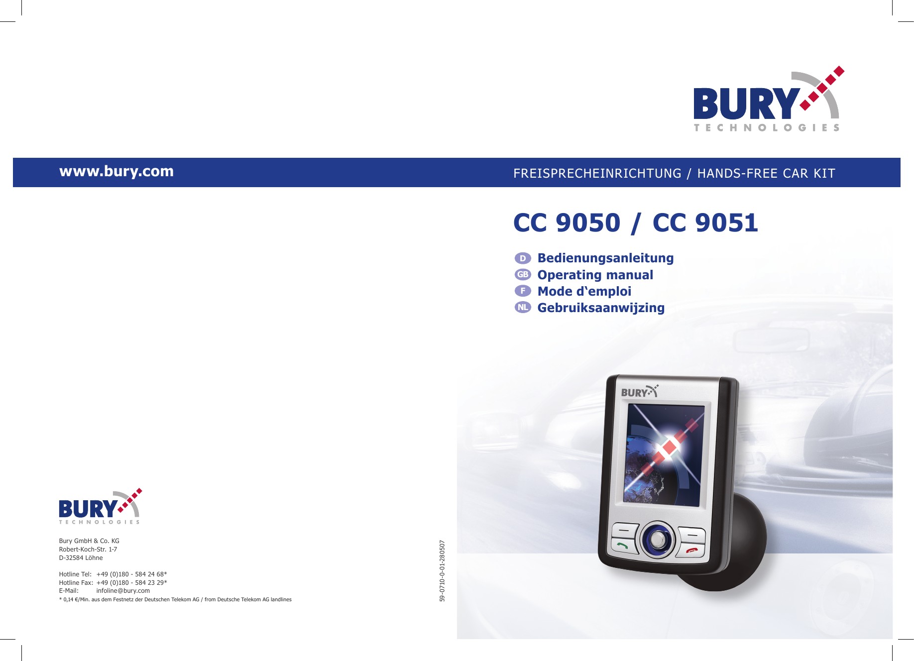 Bury Car Kit Wiring Diagram Cc9040 51 Bluetooth Handsfree Carkit User Manual Bury Gmbh &amp; Co Kg