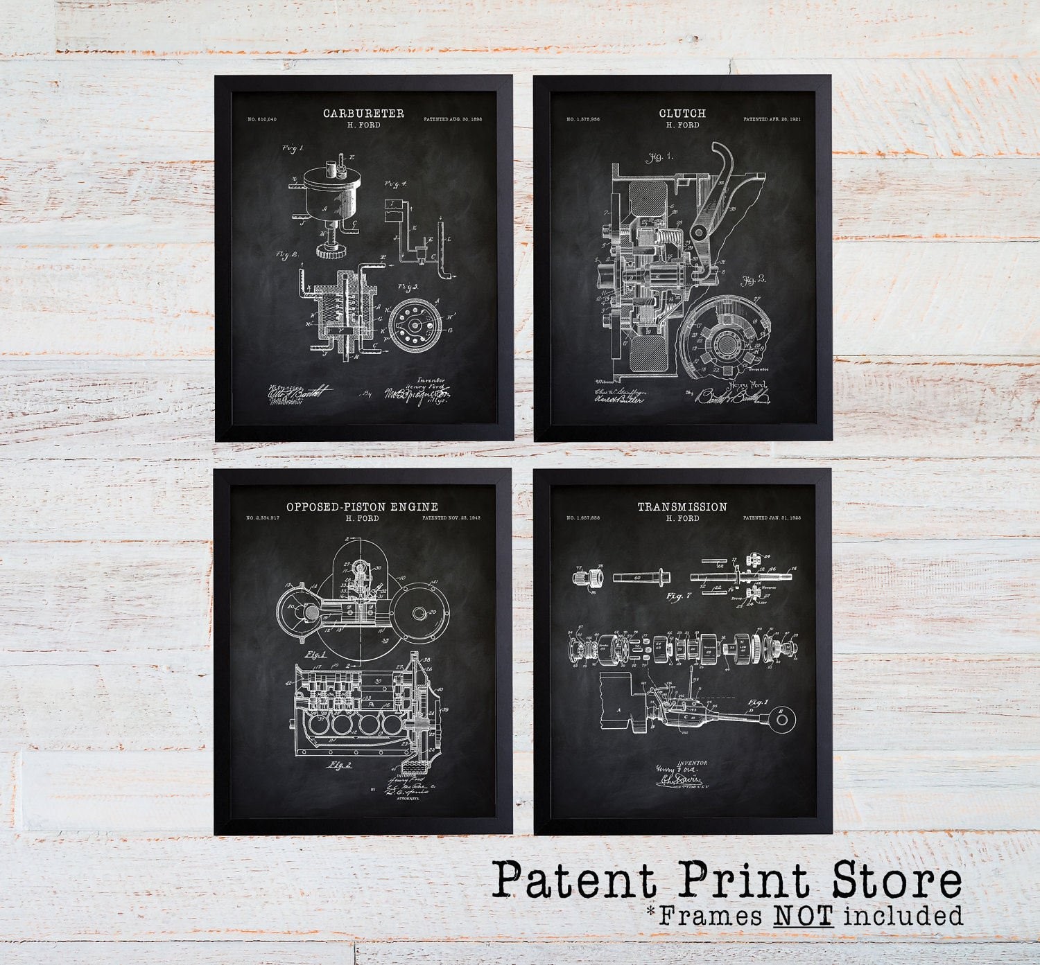 Car Engine Diagram Poster ford Patent Prints Henry ford Patent Man Cave Art Mancave ford Of Car Engine Diagram Poster