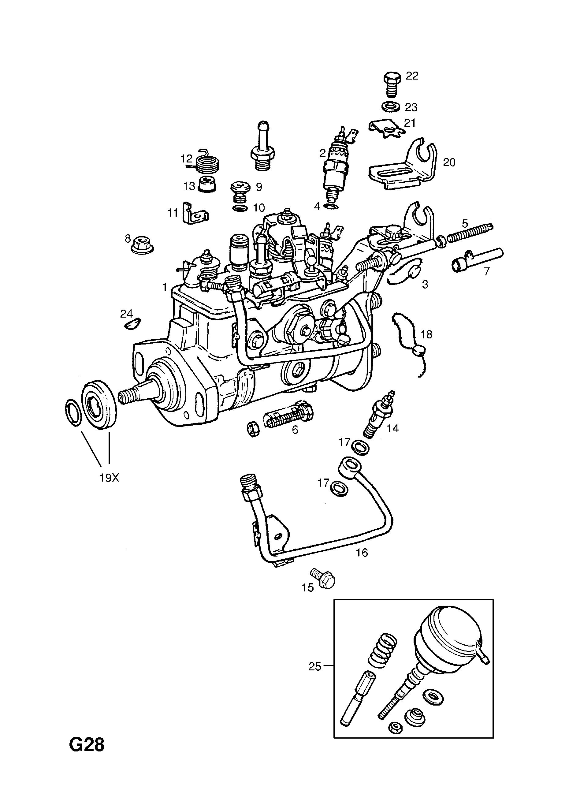 Cat Pumps Parts Diagrams Vauxhall astra F 1992 1998 G Fuel and Exhaust 177 Fuel Of Cat Pumps Parts Diagrams