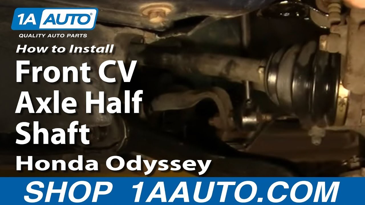 Diagram Of Car Front End How to Install Replace Front Cv Axle Half Shaft Honda Odyssey 99 04 Of Diagram Of Car Front End