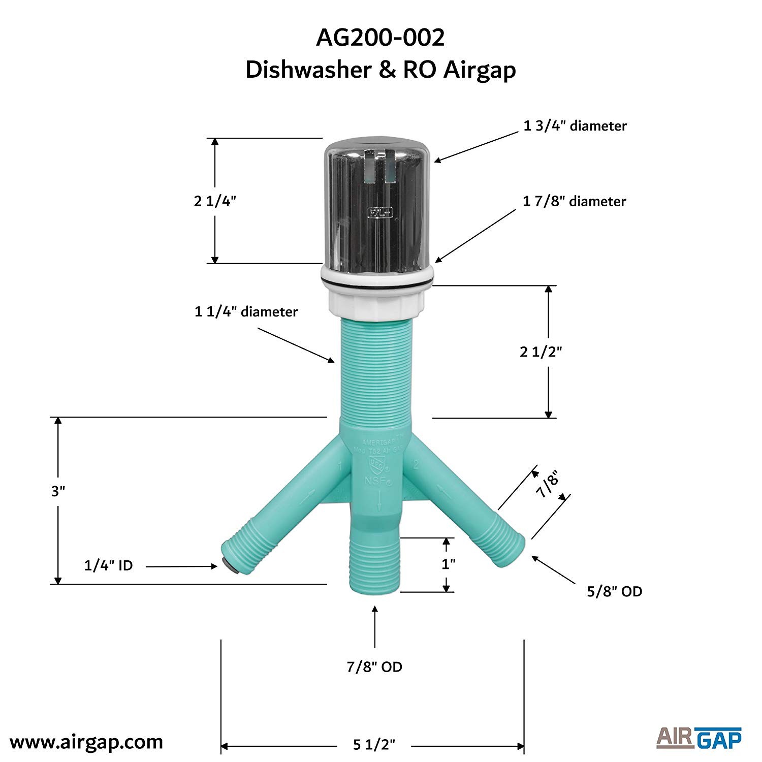 Dual Overhead Cam Diagram Amazon Amerigap T52 Ro Kit Extra Long Thread Air Gap with Twin Of Dual Overhead Cam Diagram