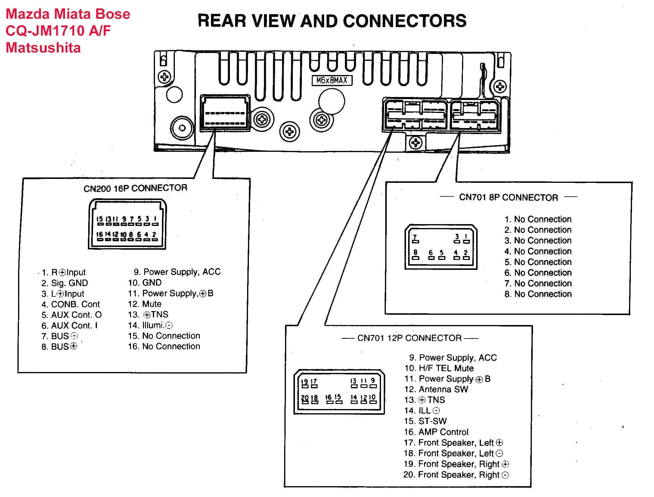 Sony Car Audio Wiring Diagram sony Deck Wiring Diagram Wiring Schematics Diagram