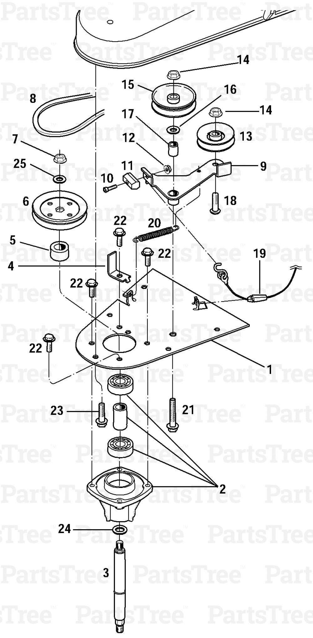 Troy Bilt Lawn Mower Engine Diagram Troy Bilt Trimmer Mower Spindle Plate assembly Diagram and Of Troy Bilt Lawn Mower Engine Diagram