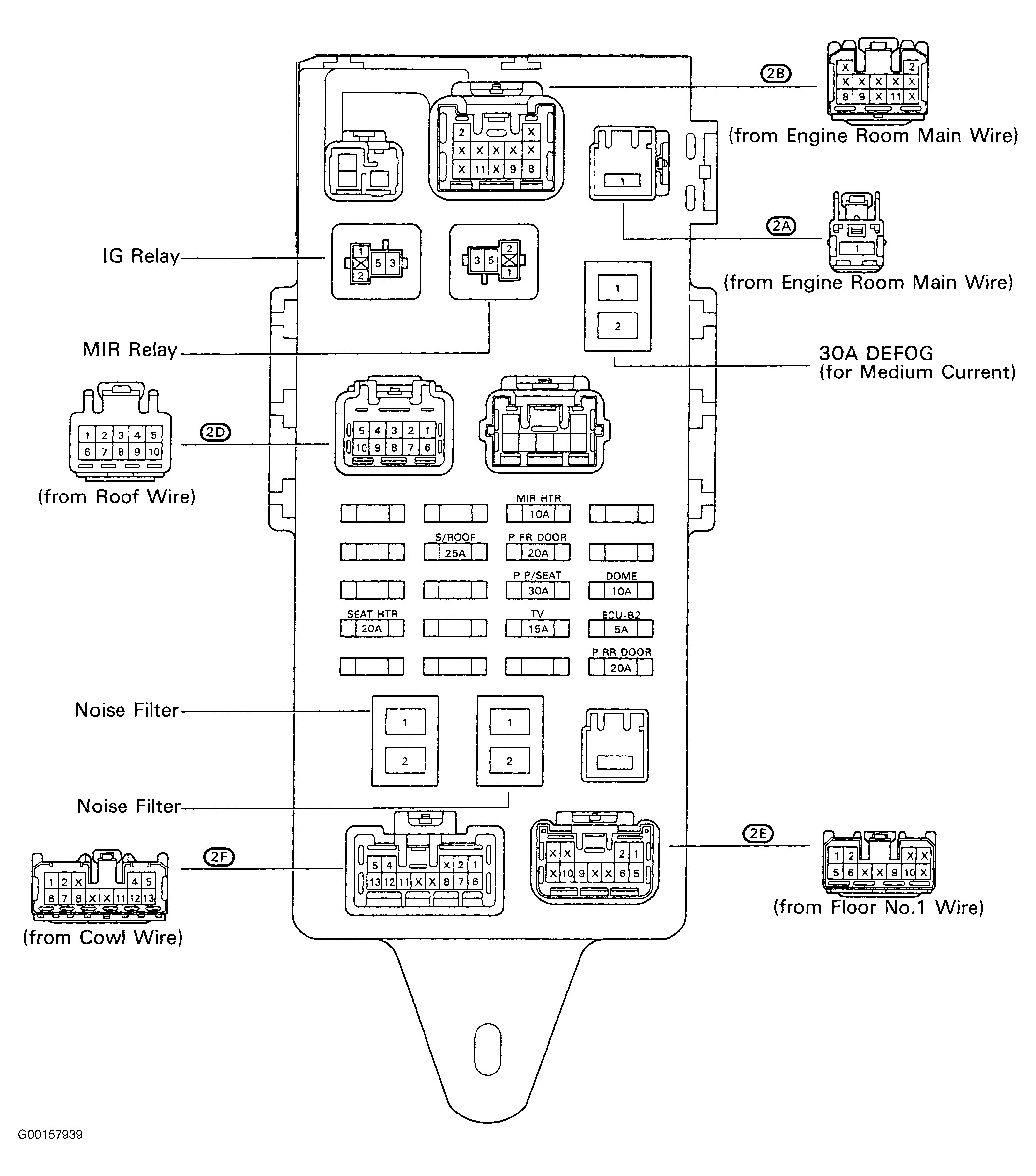 95 Mitsubishi Montero Fuse Box Diagram