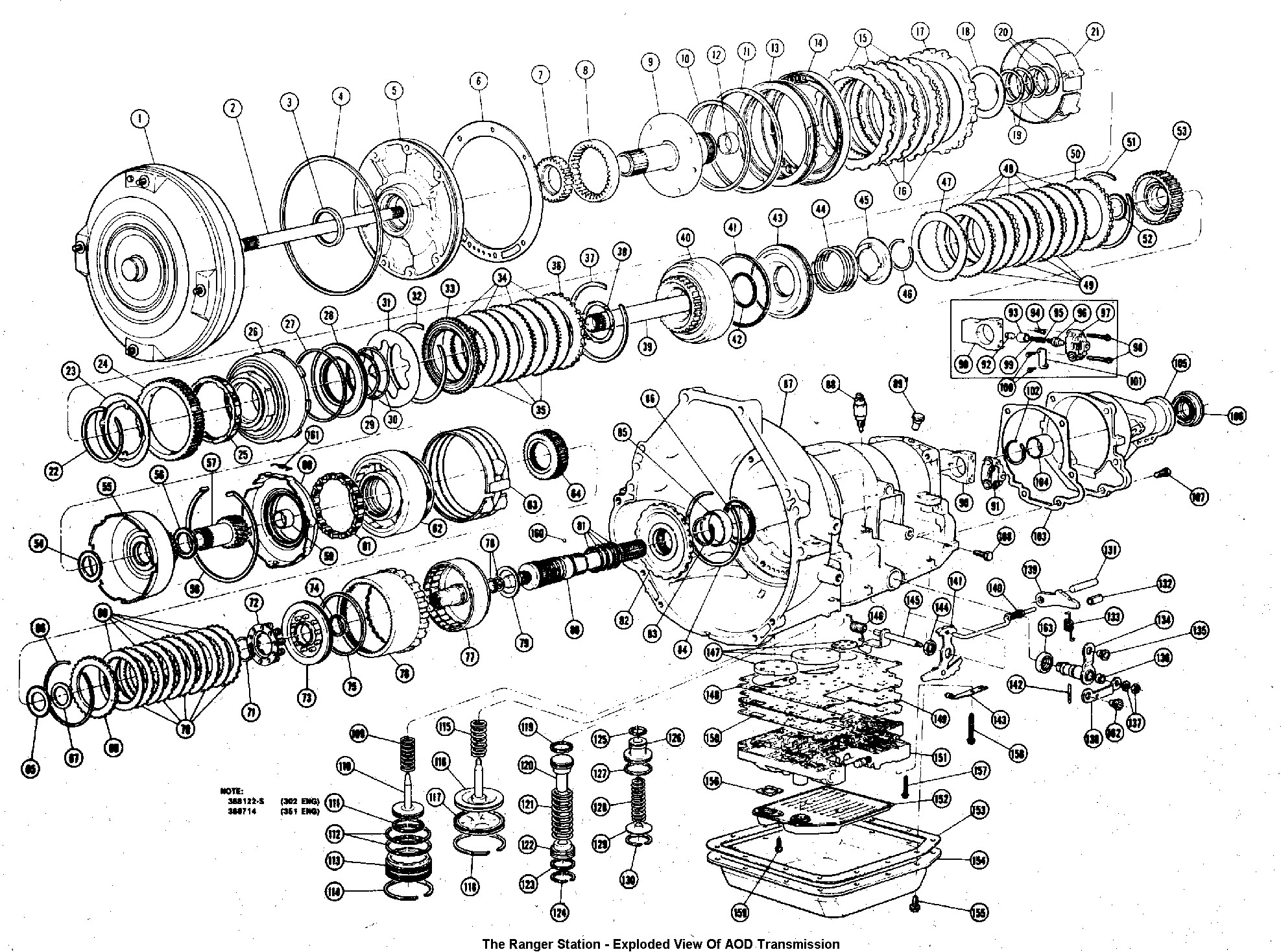 1996 ford Ranger Parts Diagram ford Ranger Automatic Transmission Identification Of 1996 ford Ranger Parts Diagram