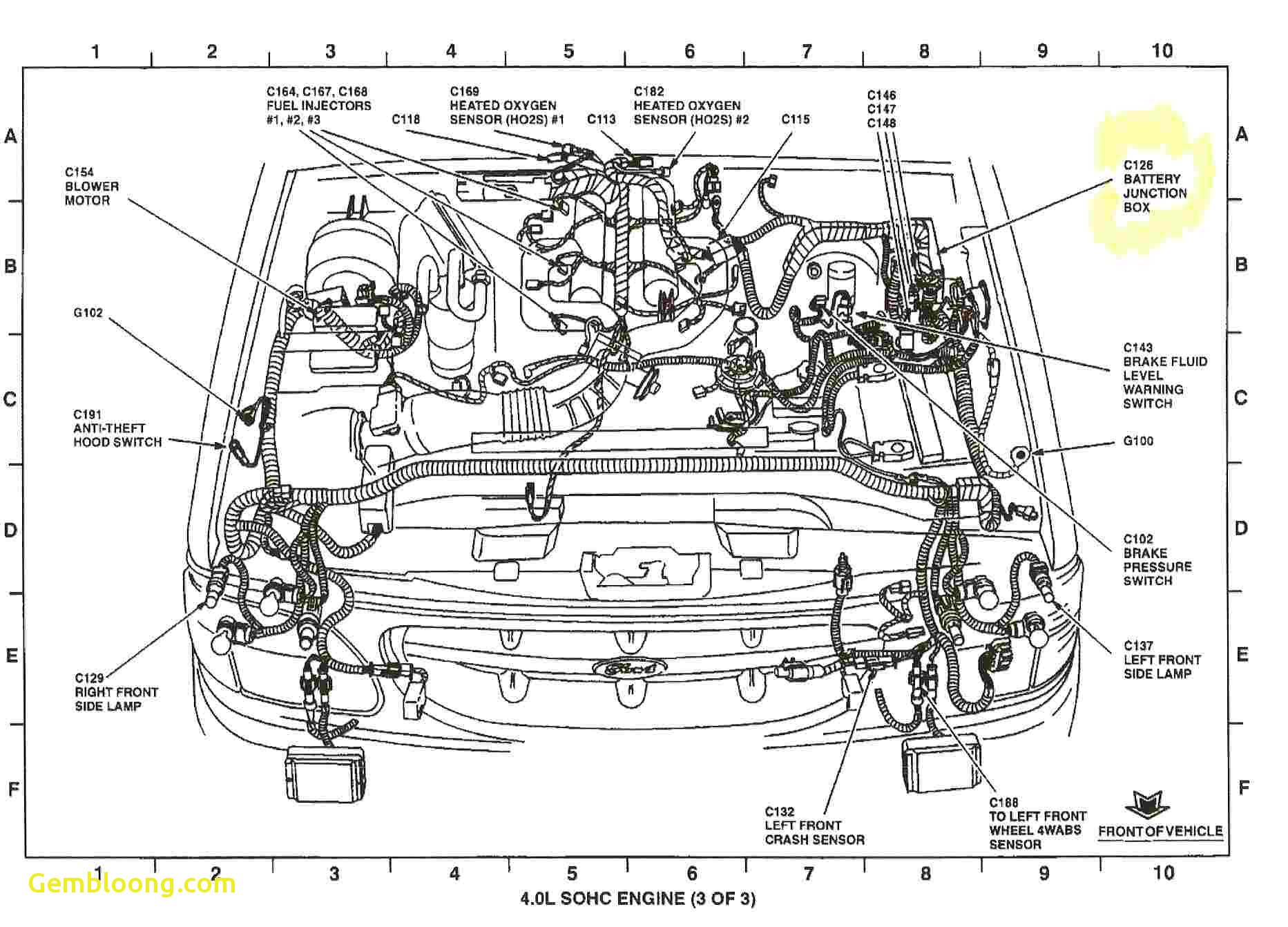 2001 ford Focus Engine Diagram 2001 ford 4 0l Engine Diagram Wiring Diagram Database Of 2001 ford Focus Engine Diagram