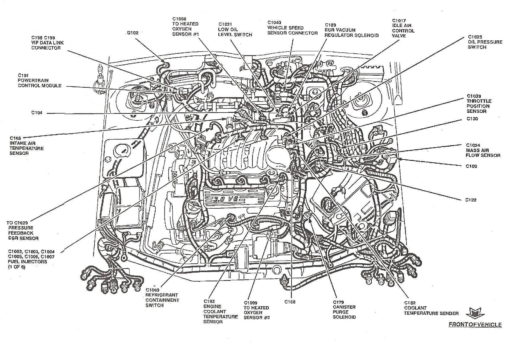 2001 ford Focus Engine Diagram 2005 ford Taurus Fuel System Diagram Wiring Diagram Used Of 2001 ford Focus Engine Diagram