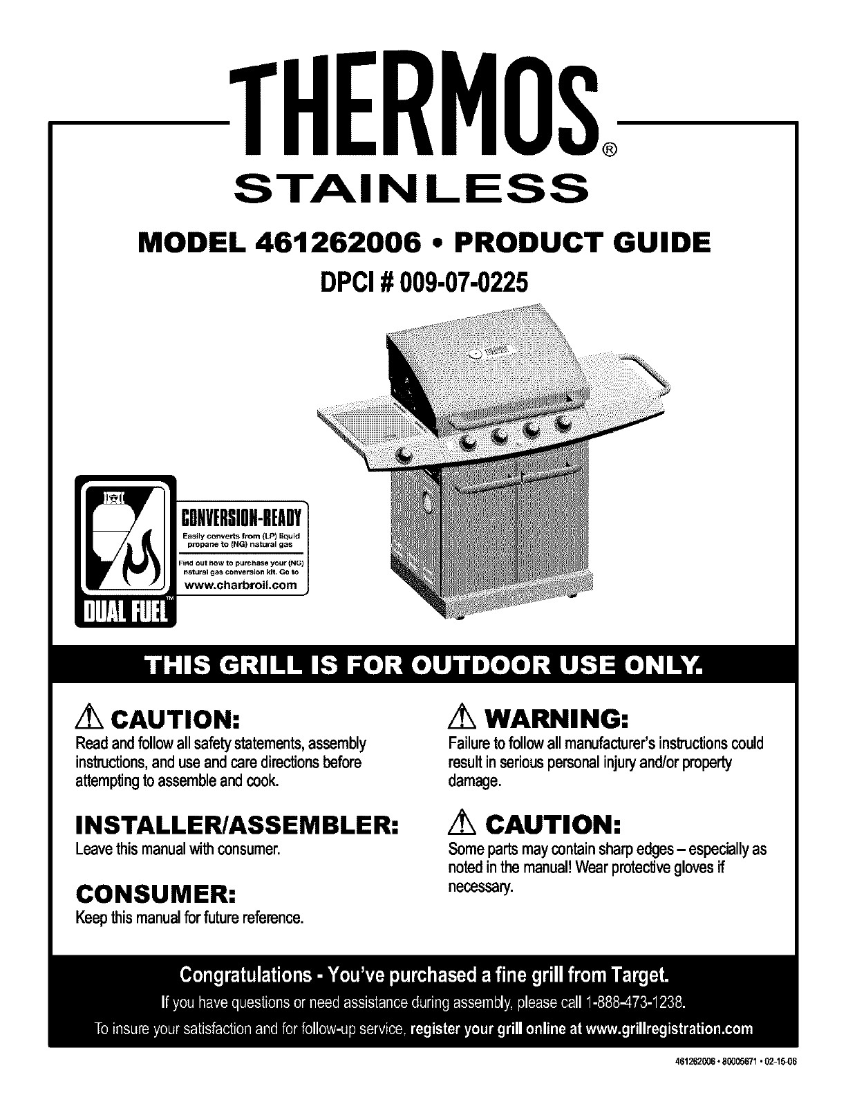 Char Broil Parts Diagram thermos Grill Gas Manual L Of Char Broil Parts Diagram