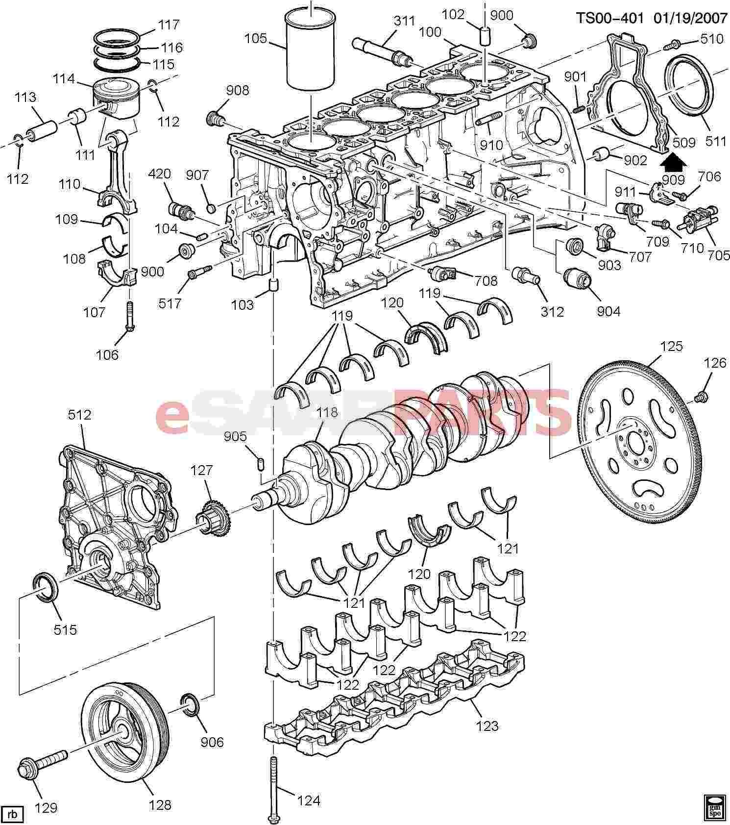 Chevy Trailblazer Engine Diagram ] Saab Bolt Hfh M6x1x20 17 5 Thd 14 2 O D 8 8 Gmw3359 Of Chevy Trailblazer Engine Diagram
