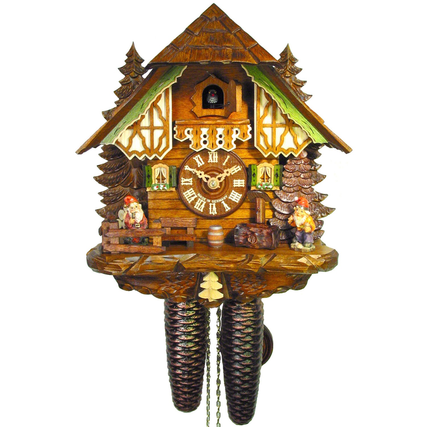 Cuckoo Clock Parts Diagram Cuckoo Clock 8 Day Movement Chalet Style 28cm by August Schwer Of Cuckoo Clock Parts Diagram