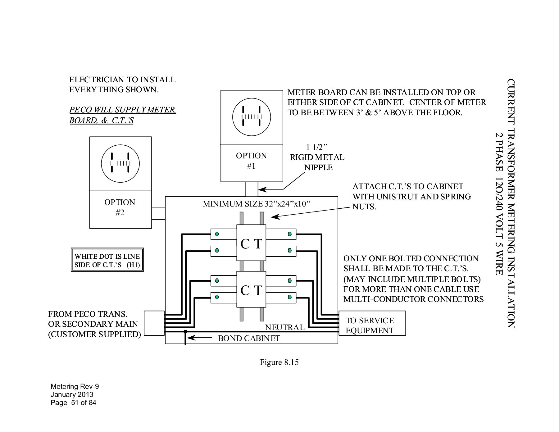 Current Transformer Wiring Diagram 8 Metering Peco An Exelon Pany Pages 51 84 Text Version Of Current Transformer Wiring Diagram