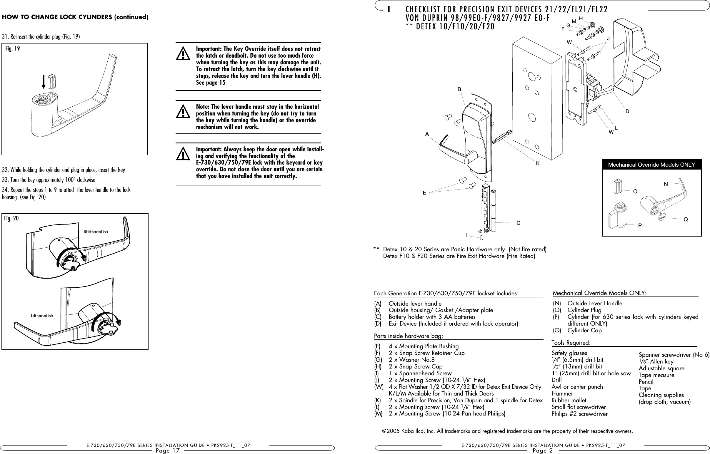Door Lock Parts Diagram Csc790 Door Lock User Manual Manual Kaba Ilco Of Door Lock Parts Diagram