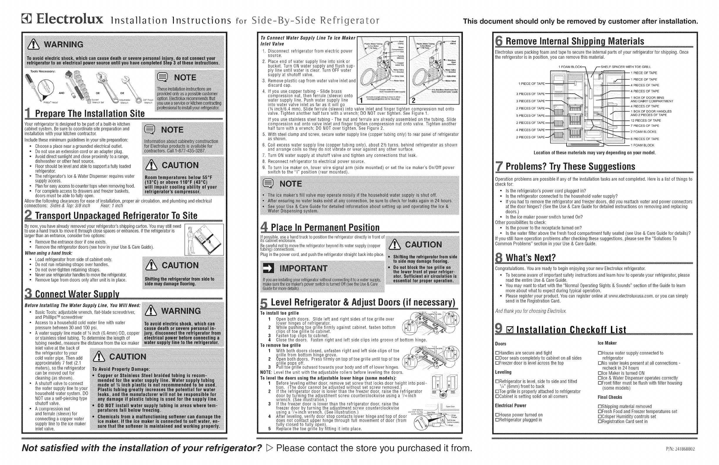 Electrolux Dishwasher Parts Diagram Electrolux Ei26ss30jb0 User Manual Refrigerator Manuals and Guides Of Electrolux Dishwasher Parts Diagram