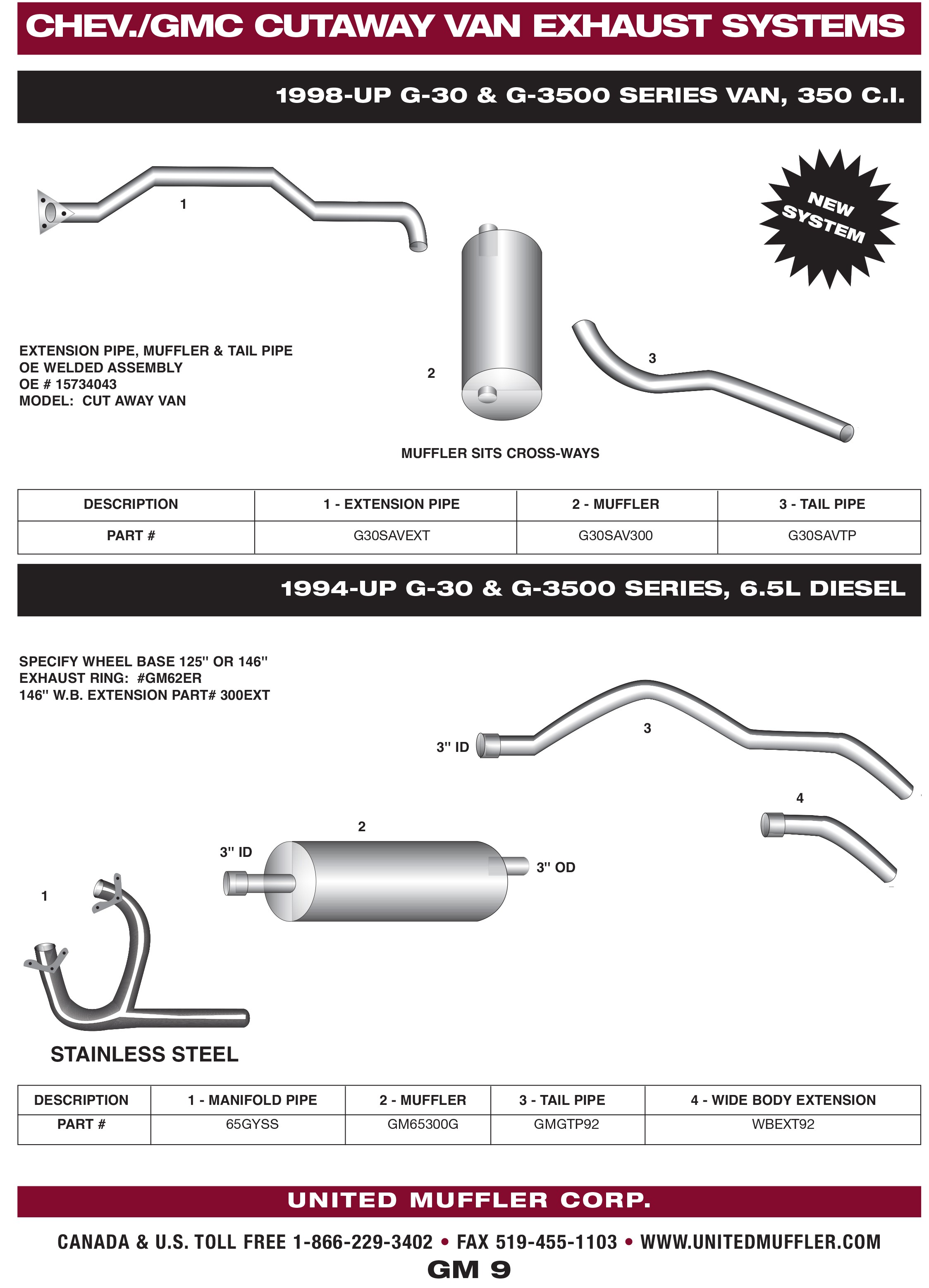 Exhaust System Parts Diagram Chev Gmc Of Exhaust System Parts Diagram