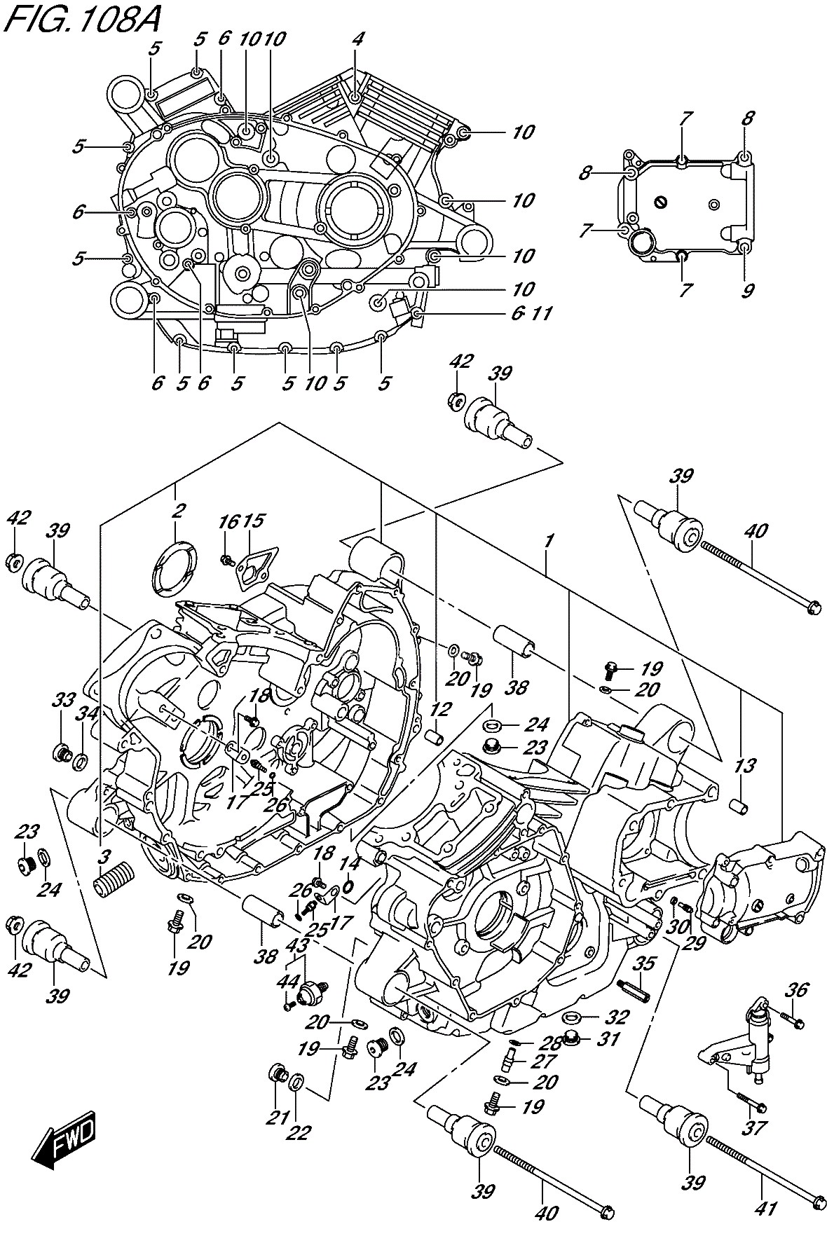 Honda C90 Engine Diagram 2015 Suzuki Boulevard C90 B O S S Crankcase Parts Best Oem Of Honda C90 Engine Diagram