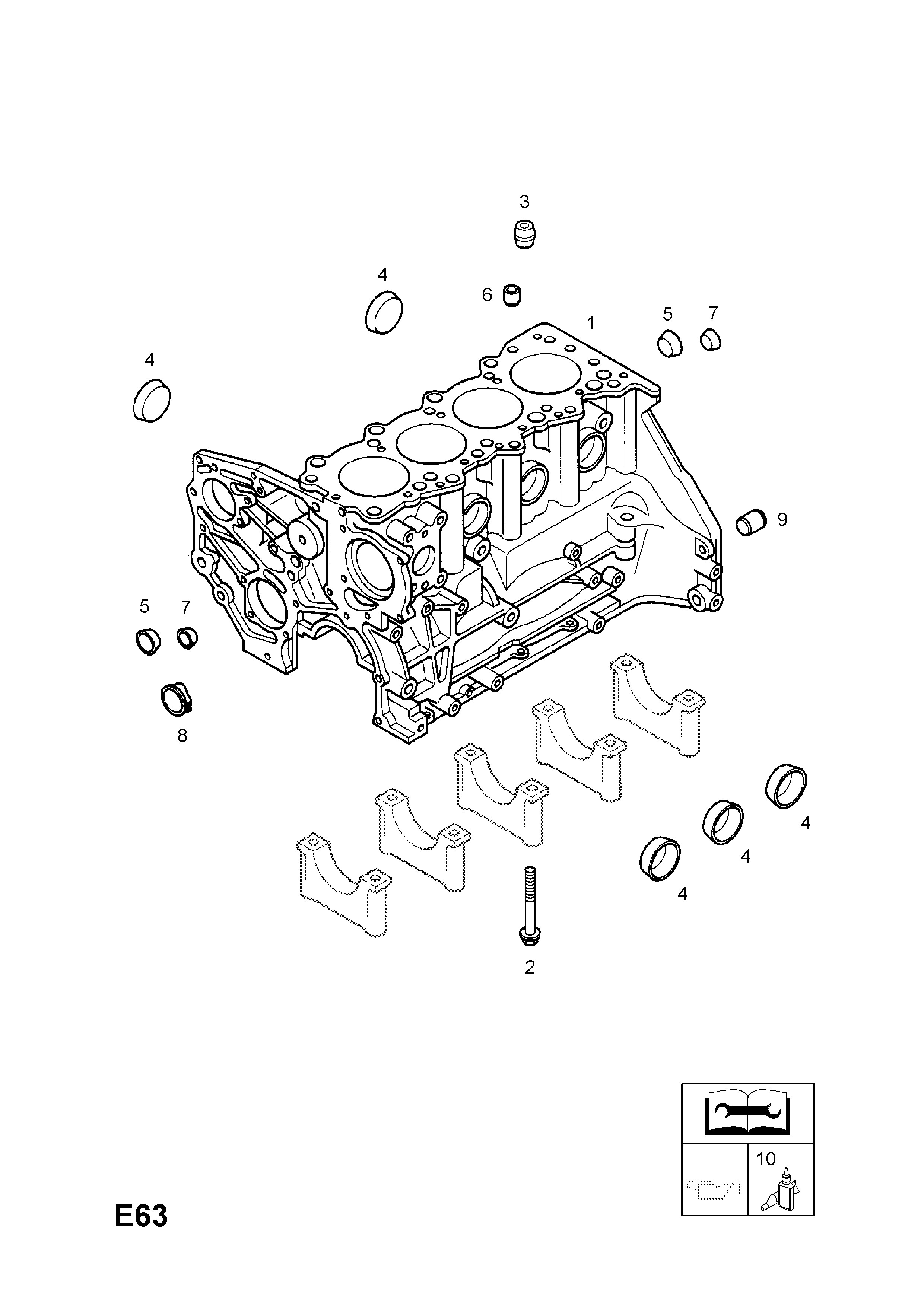 Vauxhall astra Engine Parts Diagram Vauxhall astra H 2004 E Engine and Clutch 11 Z17dtl[lrb Of Vauxhall astra Engine Parts Diagram