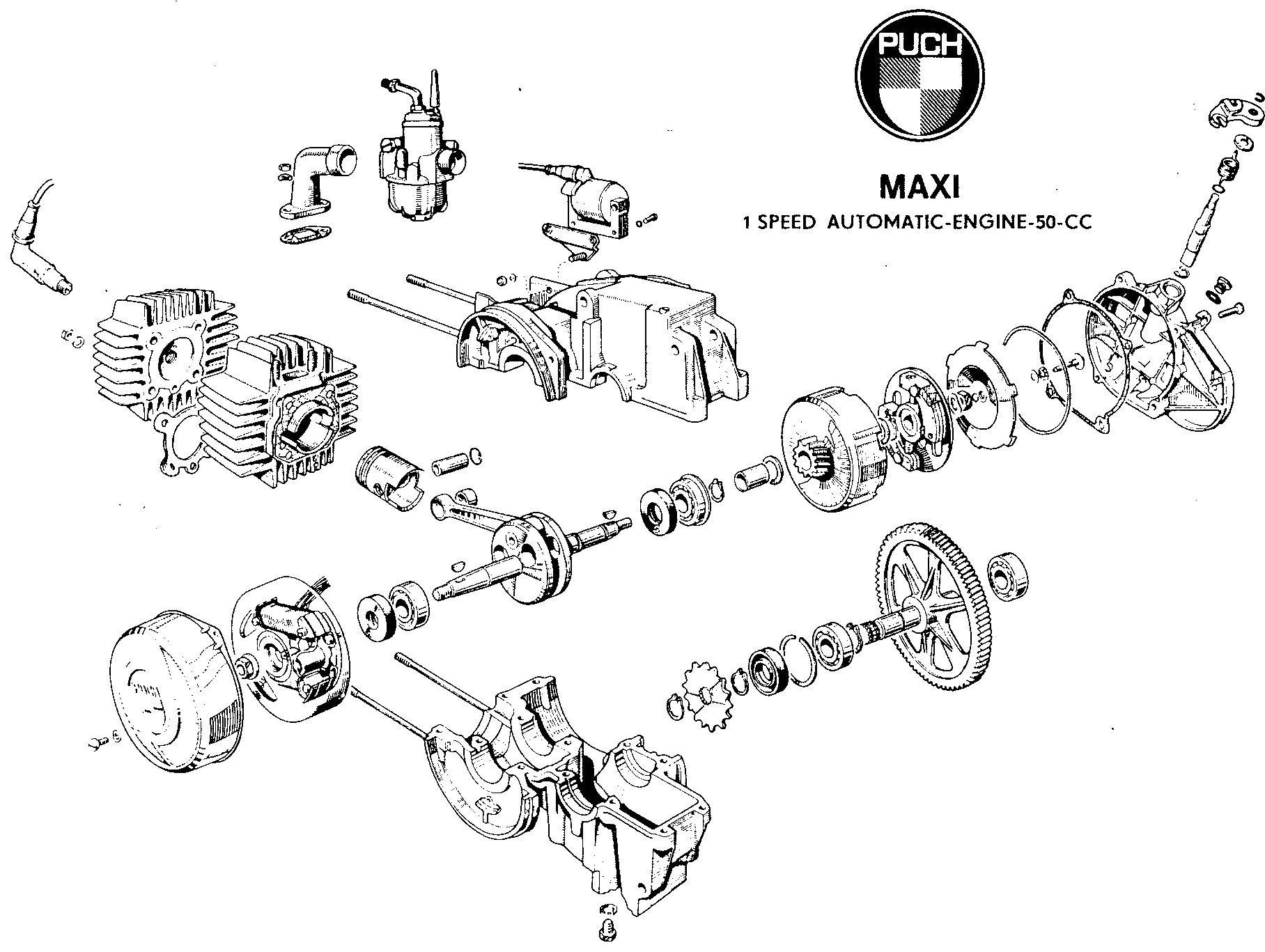 Vespa Engine Diagram Handy Diagram Of the E50 Puch Engine Mopeds • Lil Chopz • Of Vespa Engine Diagram