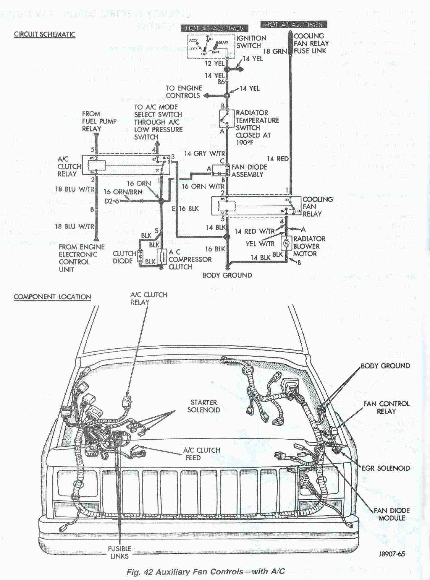2000 Kia Sephia Engine Diagram Cd752 Electric Radiator Fan Wiring Diagram Jeep Pass Of 2000 Kia Sephia Engine Diagram