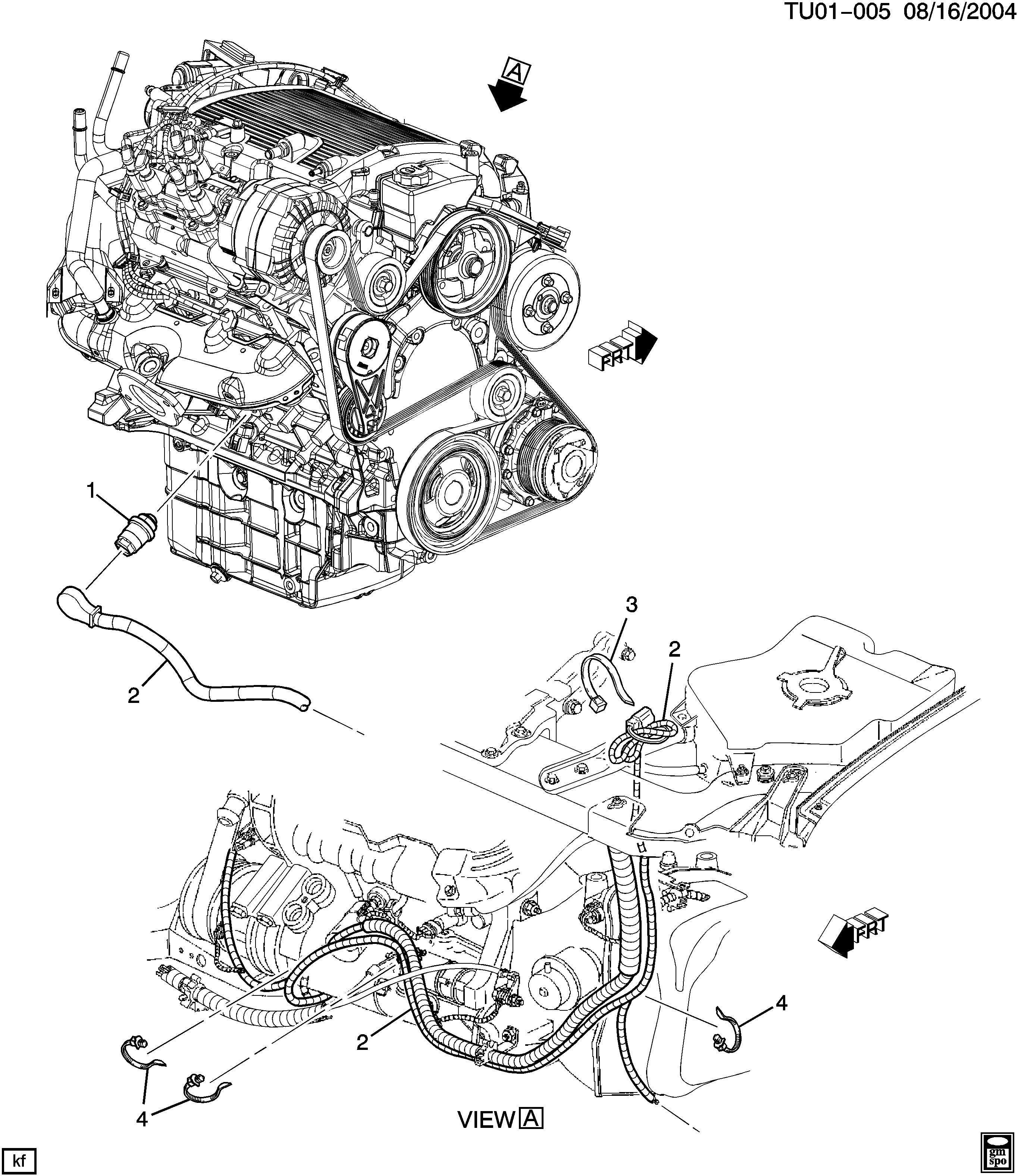 Chevy Oem Parts Diagram Uplander Awd Engine Block Heater Chevrolet Epc Line Of Chevy Oem Parts Diagram