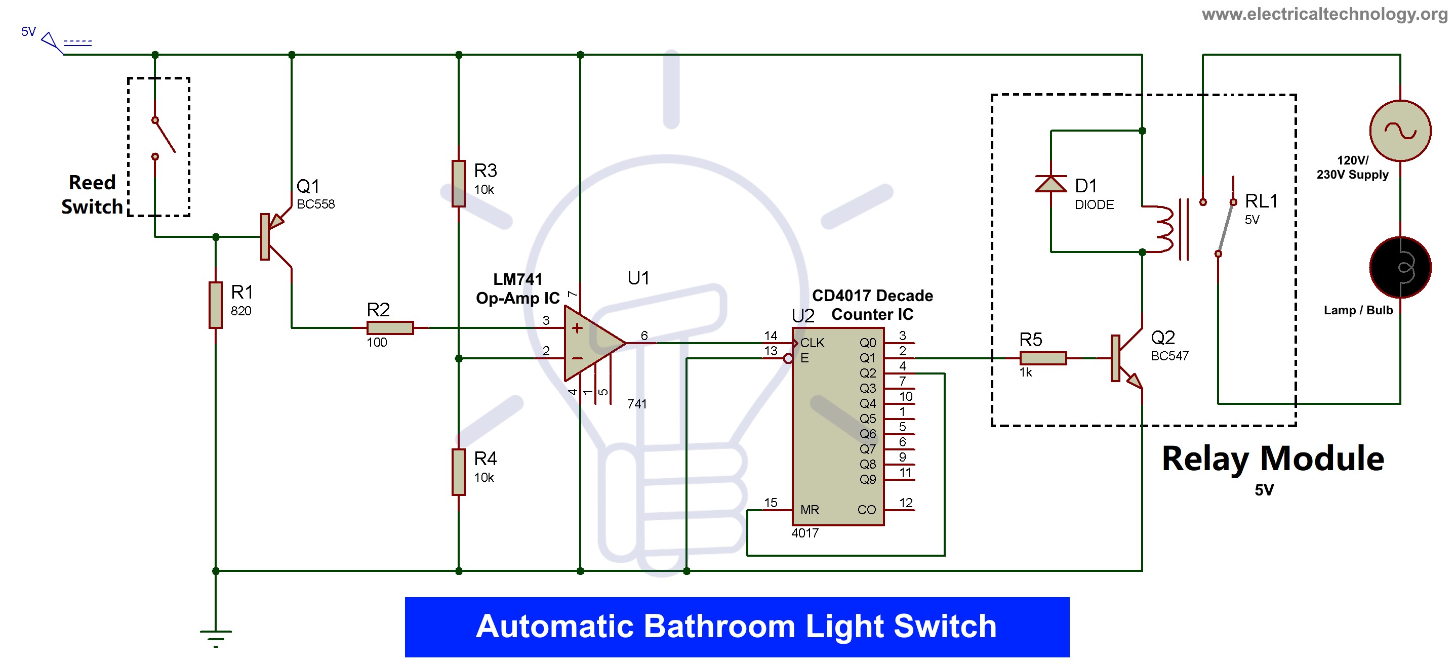 Emergency Light Wiring Diagram Automatic Bathroom Light Switch Circuit Diagram and Operation Of Emergency Light Wiring Diagram