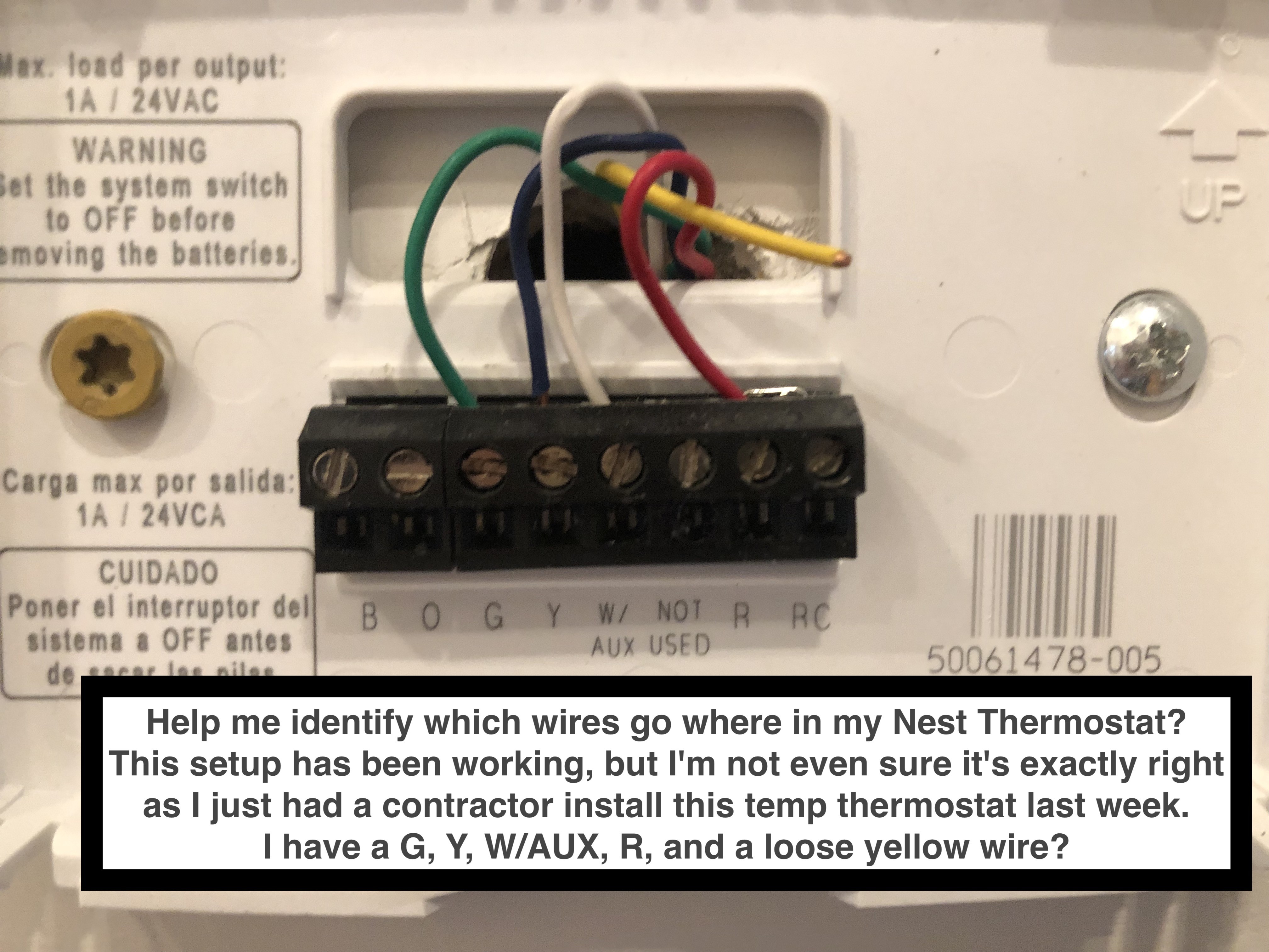 2wire thermostat Wiring Diagram Help Me Identify which Wires Go where In My Nest thermostat Of 2wire thermostat Wiring Diagram