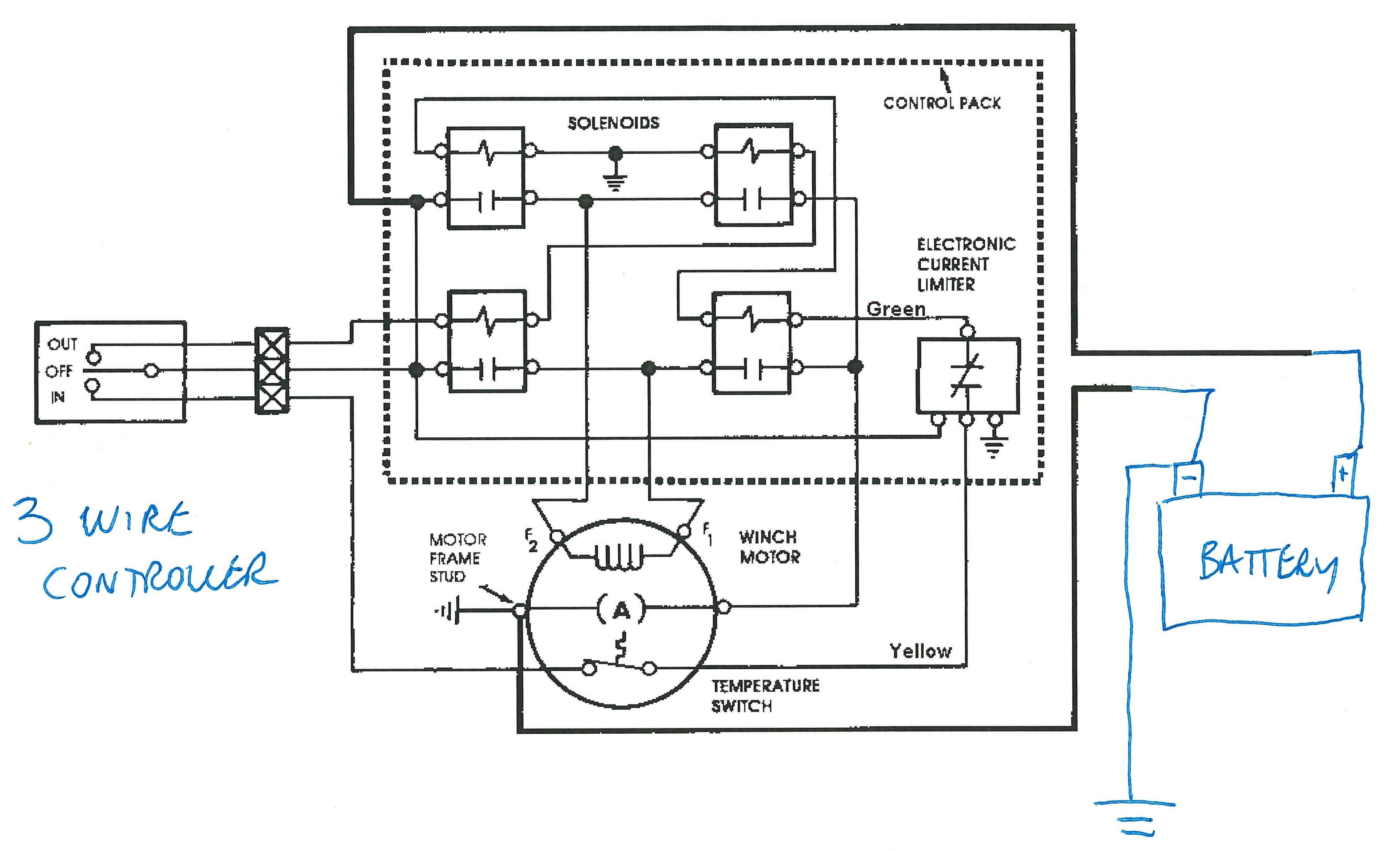 Atv Wire Diagram for Winch Motor Warn 8274 Wiring Diagram