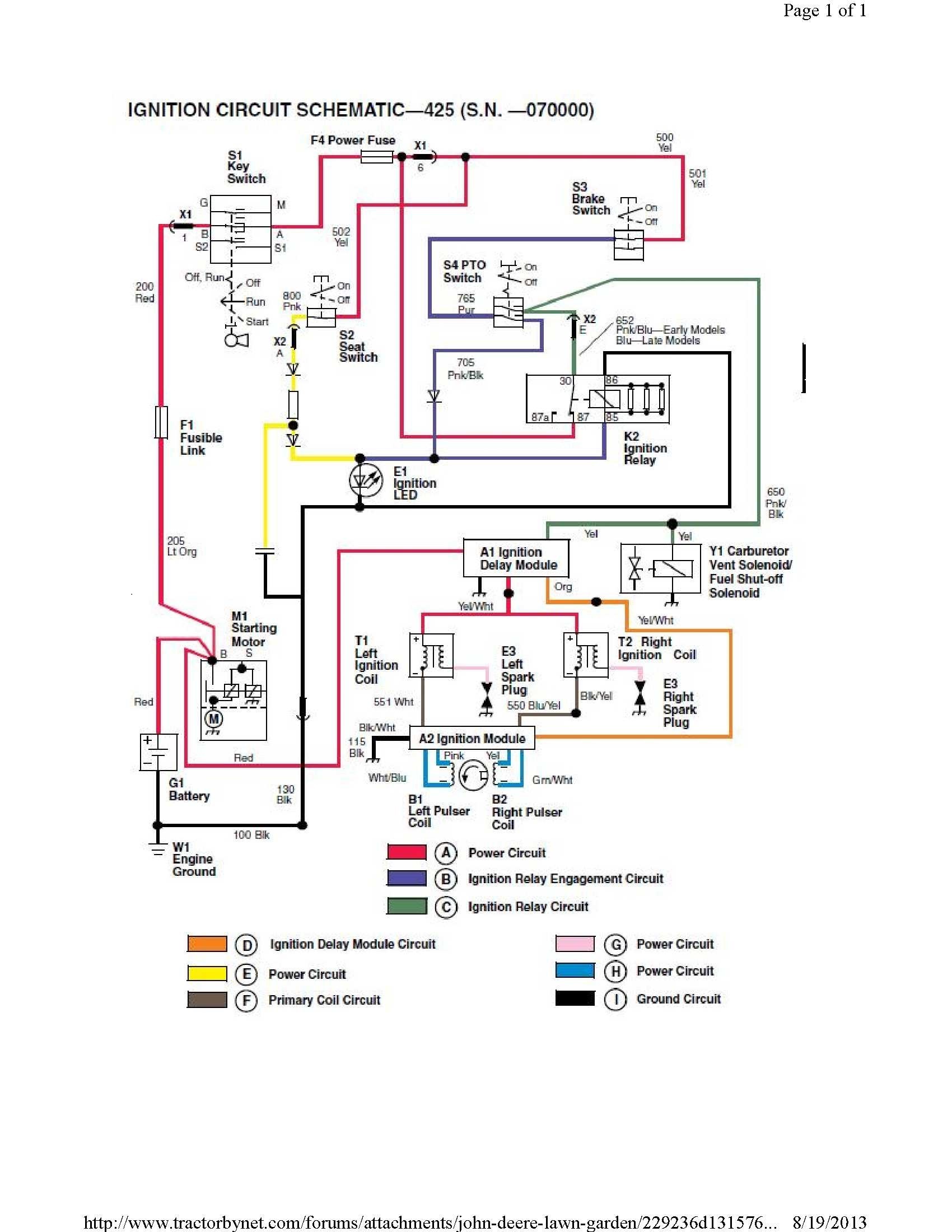 Electrical Scheme for A John Deere Gx345 Gx345 Time Delay Module Of Electrical Scheme for A John Deere Gx345