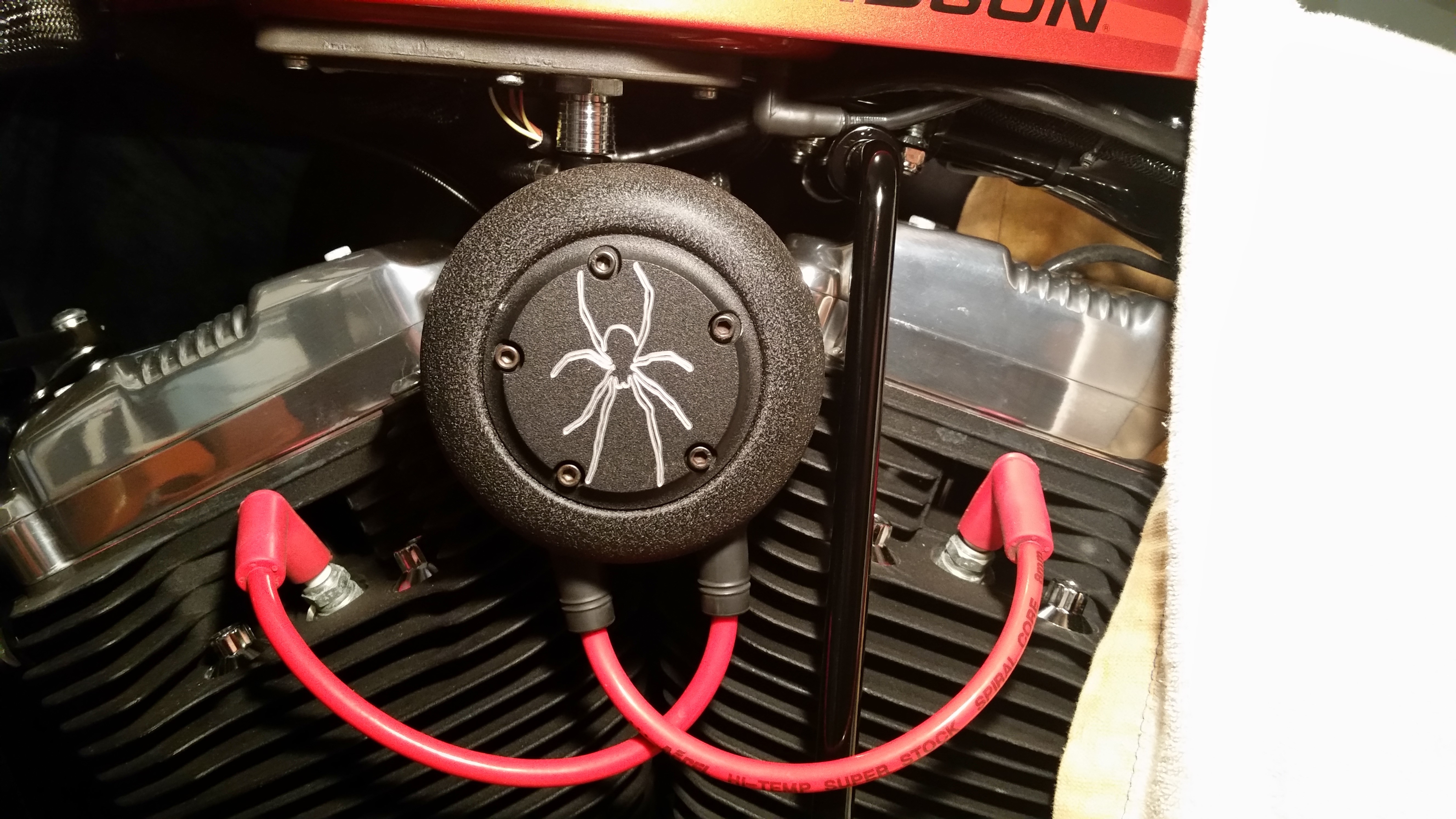 How to Wire A Coil On A Harley Anyone Made there Own Coil Bracket Harley Davidson forums