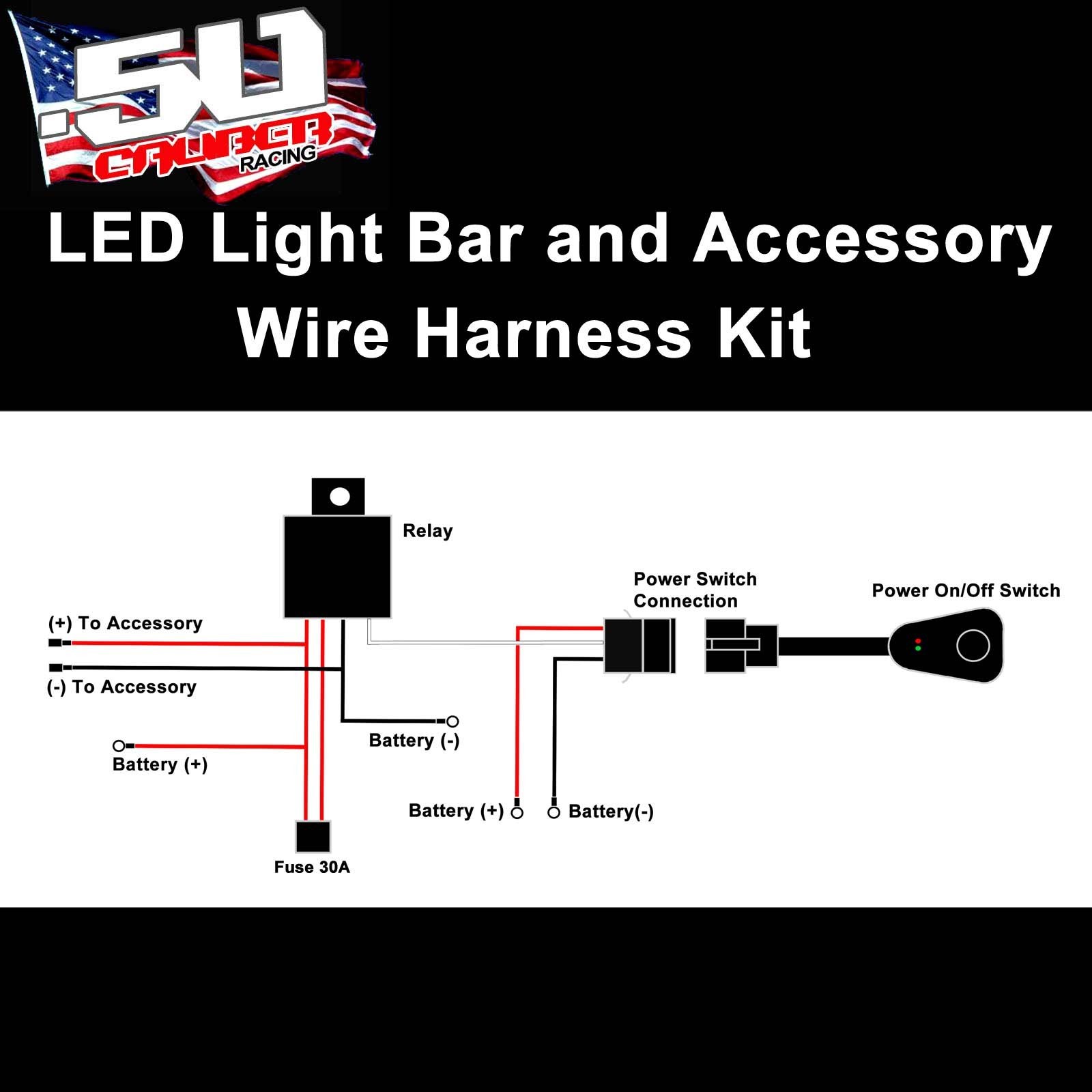 How to Wire A Siwtch for 12v Fog Lights without Relay Universal Light Bar 12v Wire Harness Kit with 40 and Relay Of How to Wire A Siwtch for 12v Fog Lights without Relay