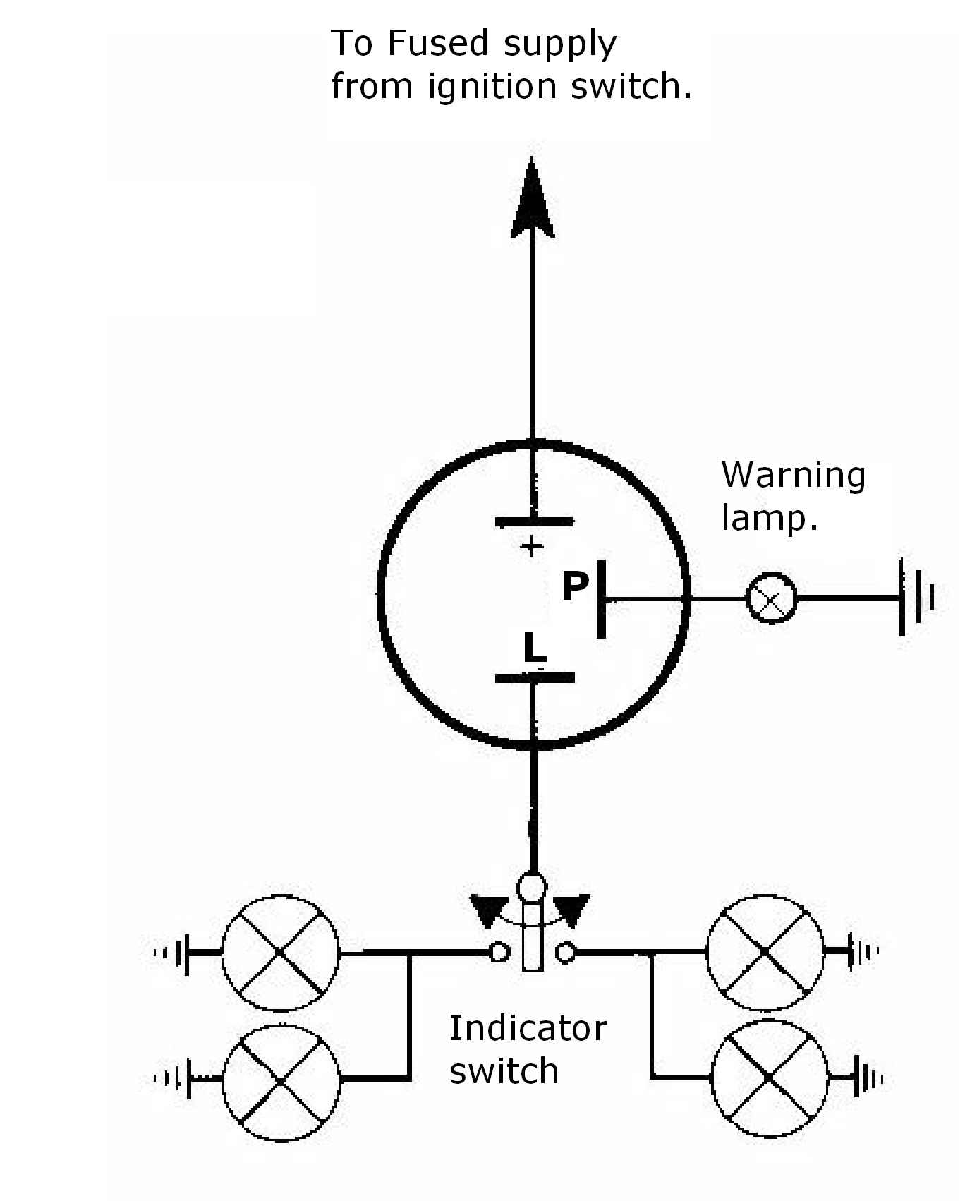 Simple Turn Signal Wiring Diagram