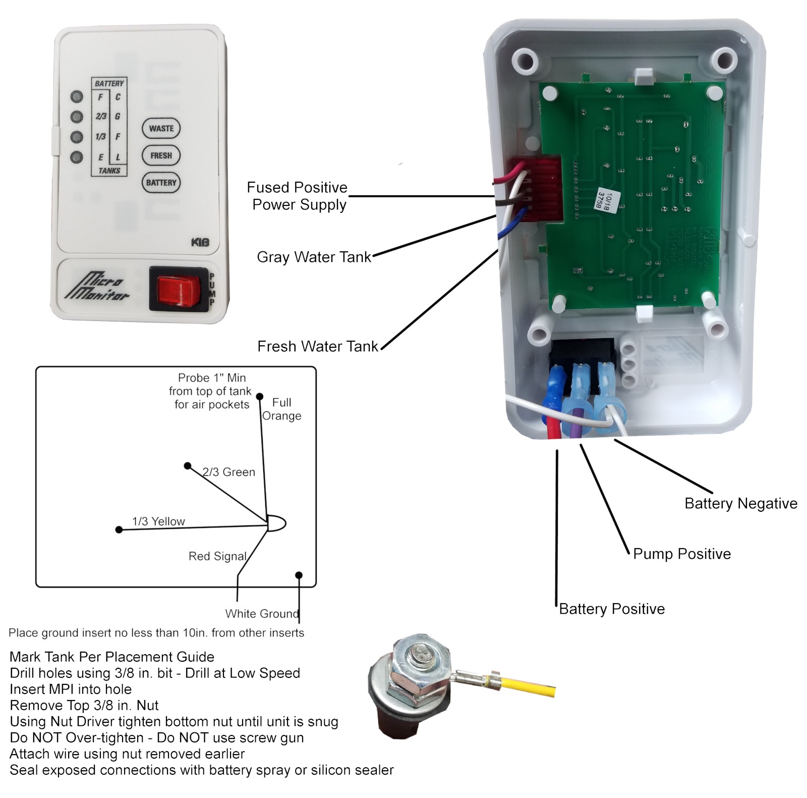 Kib Micro Monitor Panel Instructions Flojet 12 Volt Water Pump Problems Help Of Kib Micro Monitor Panel Instructions
