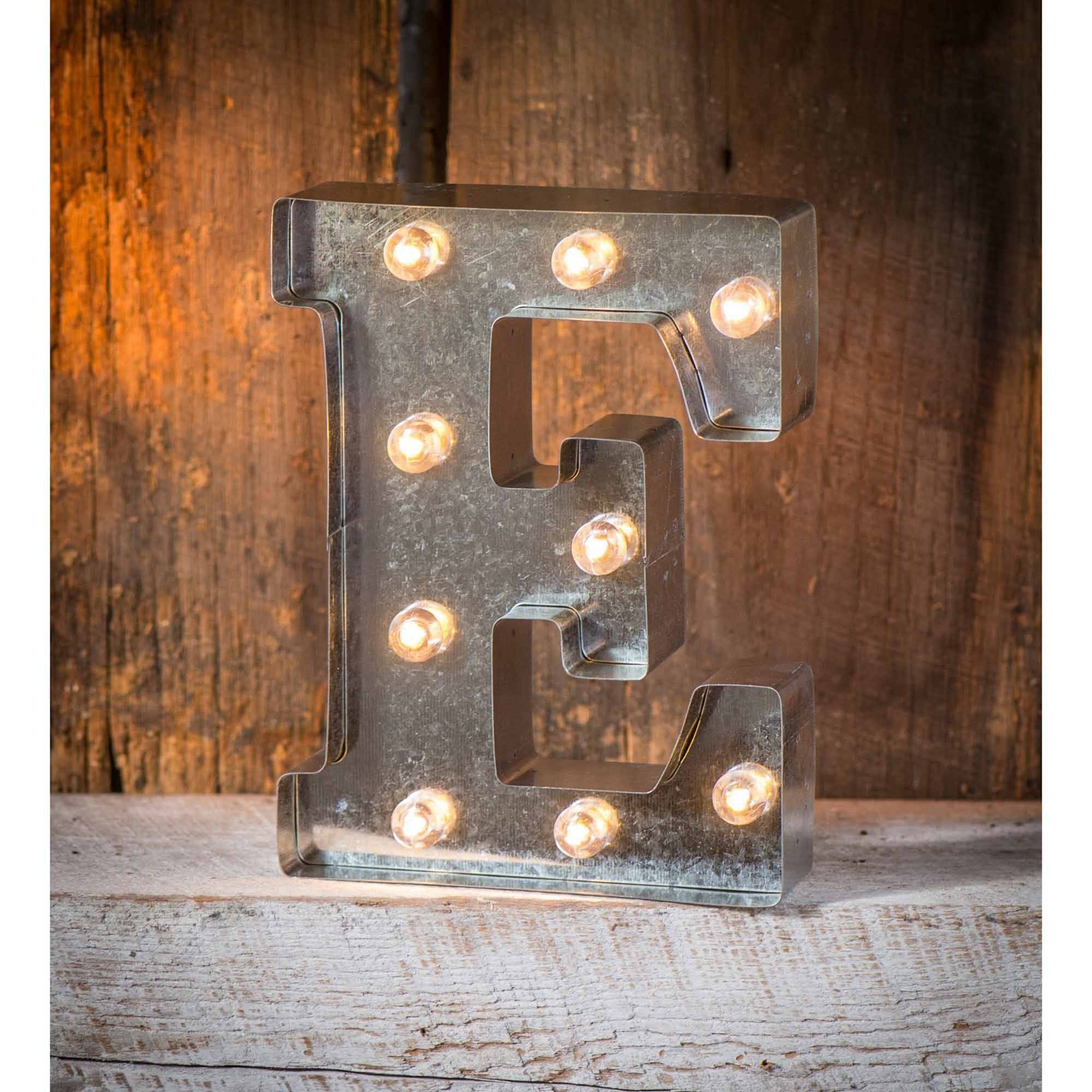 Marquee Letters that are Lite with Timers Light Up Marquee Letter E Walmart